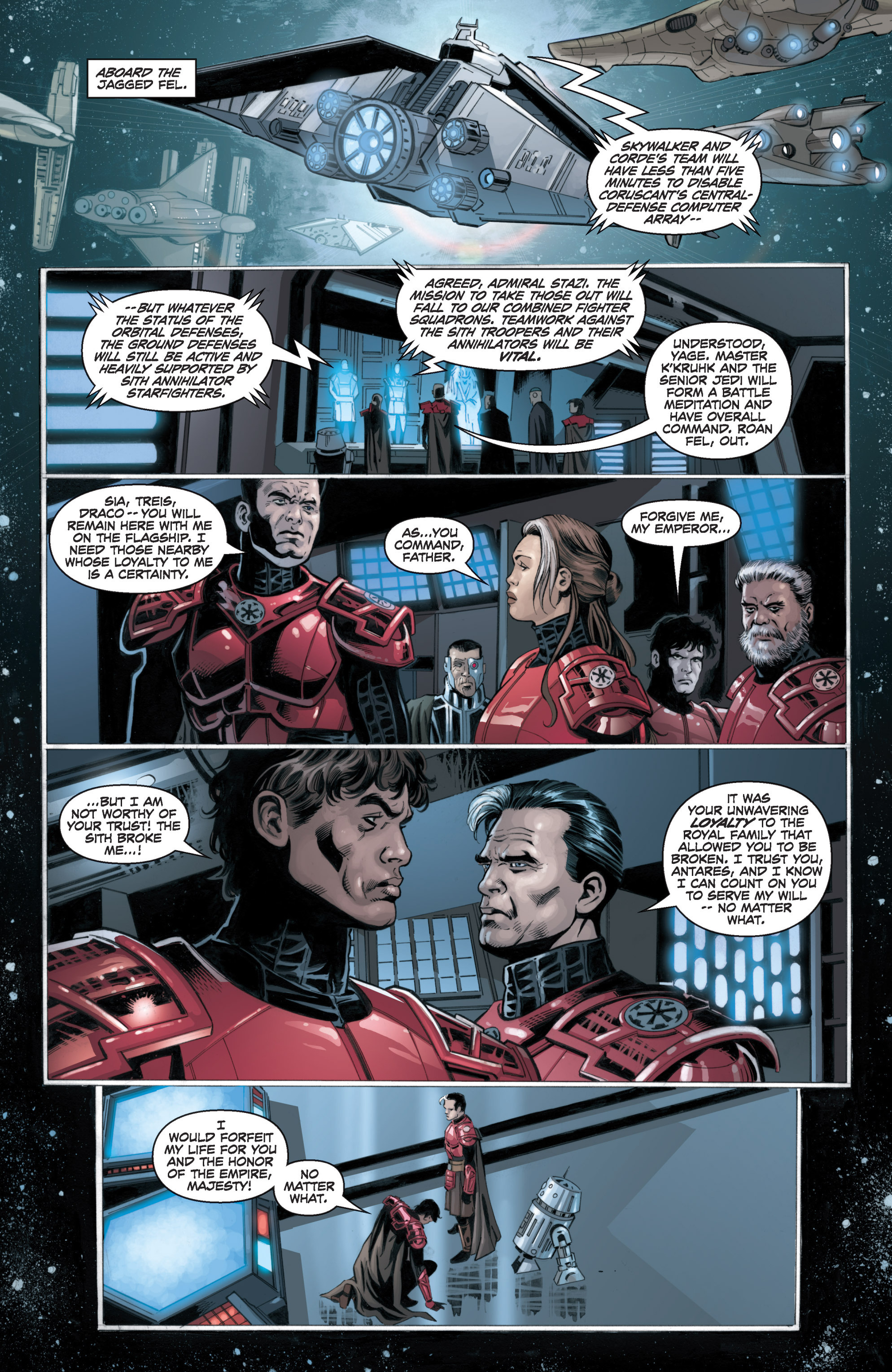 Read online Star Wars: Legacy War comic -  Issue #5 - 9
