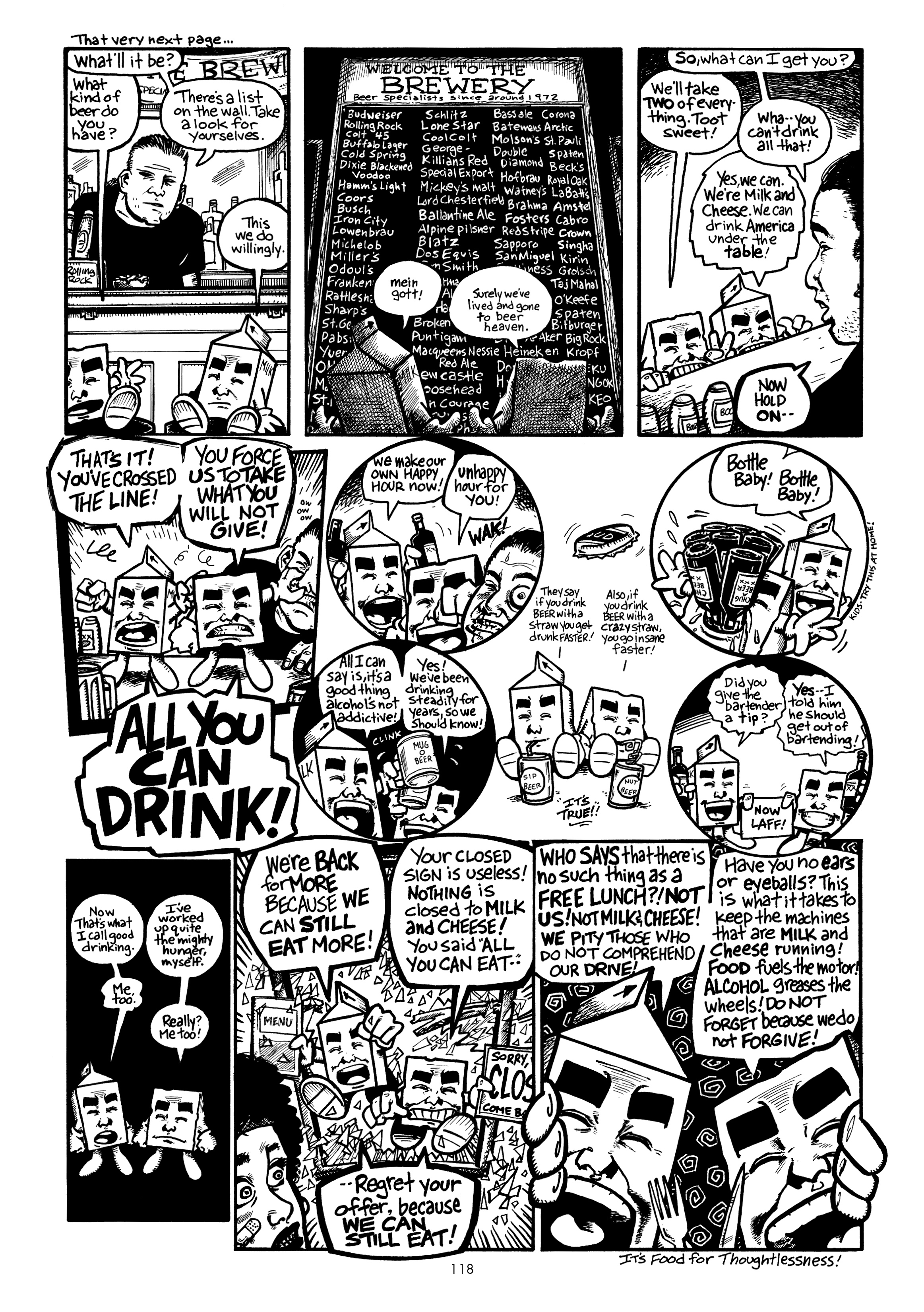 Read online Milk And Cheese: Dairy Products Gone Bad! comic -  Issue # Full - 120