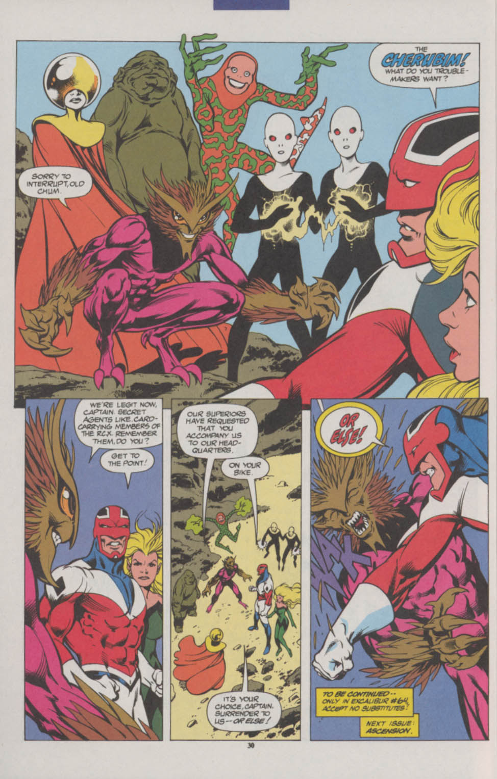 Read online Excalibur (1988) comic -  Issue #63 - 23