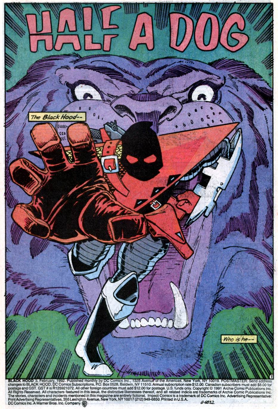 Read online The Black Hood (1991) comic -  Issue #3 - 2