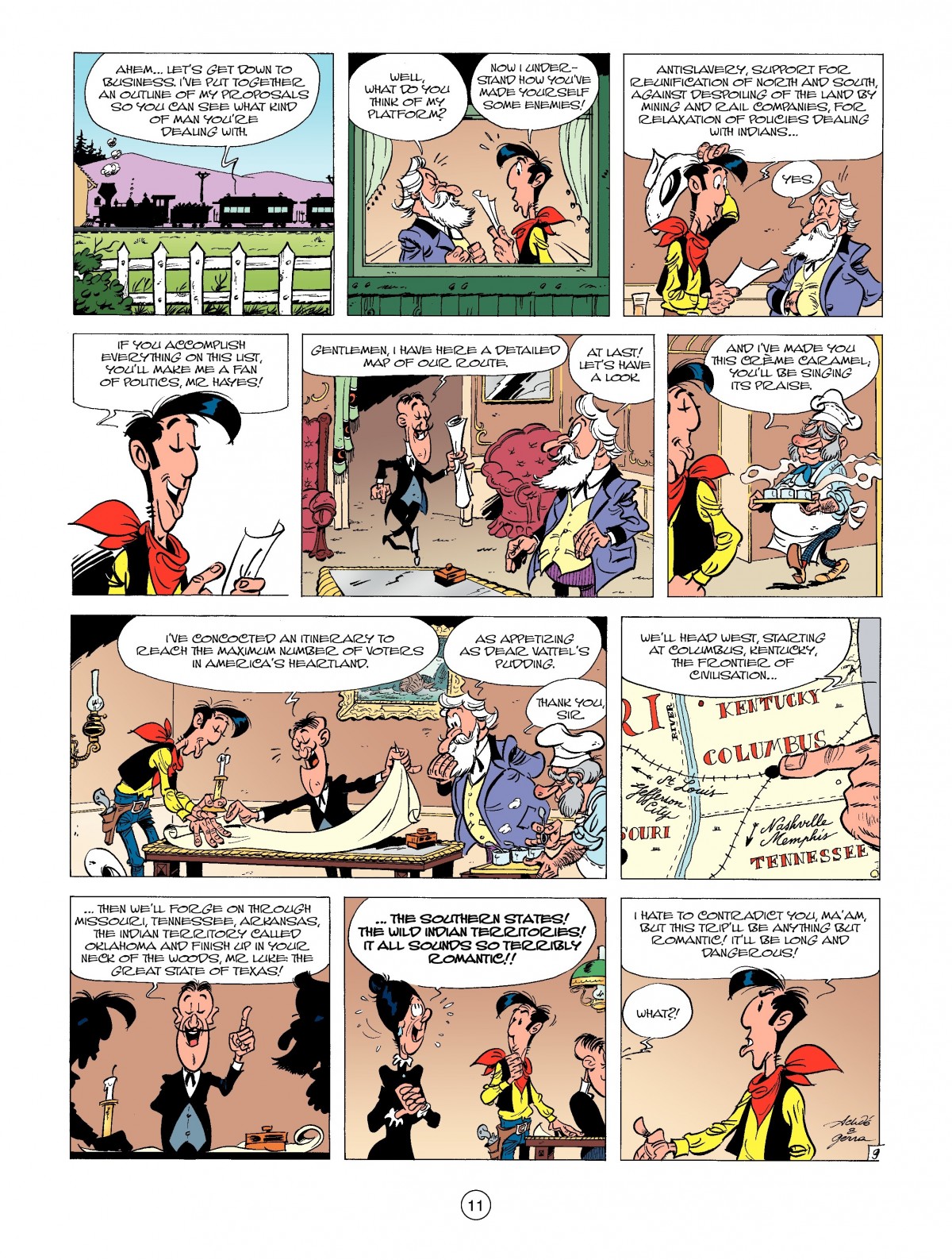 Read online A Lucky Luke Adventure comic -  Issue #39 - 11