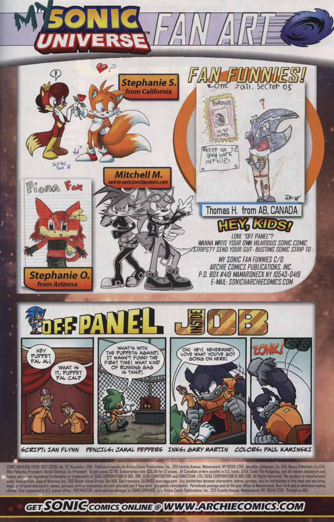Read online Sonic Universe comic -  Issue #32 - 33