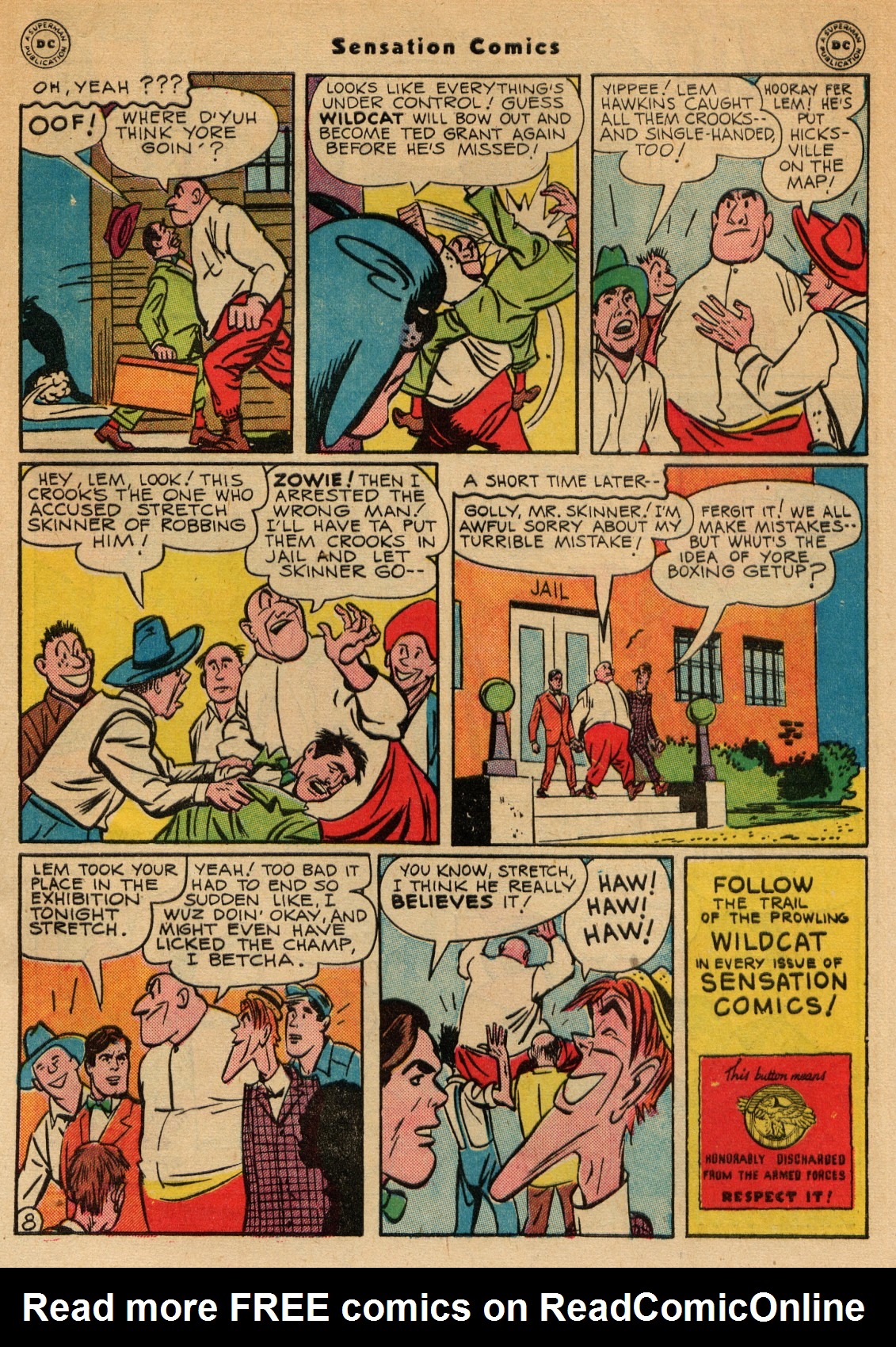 Read online Sensation (Mystery) Comics comic -  Issue #51 - 49