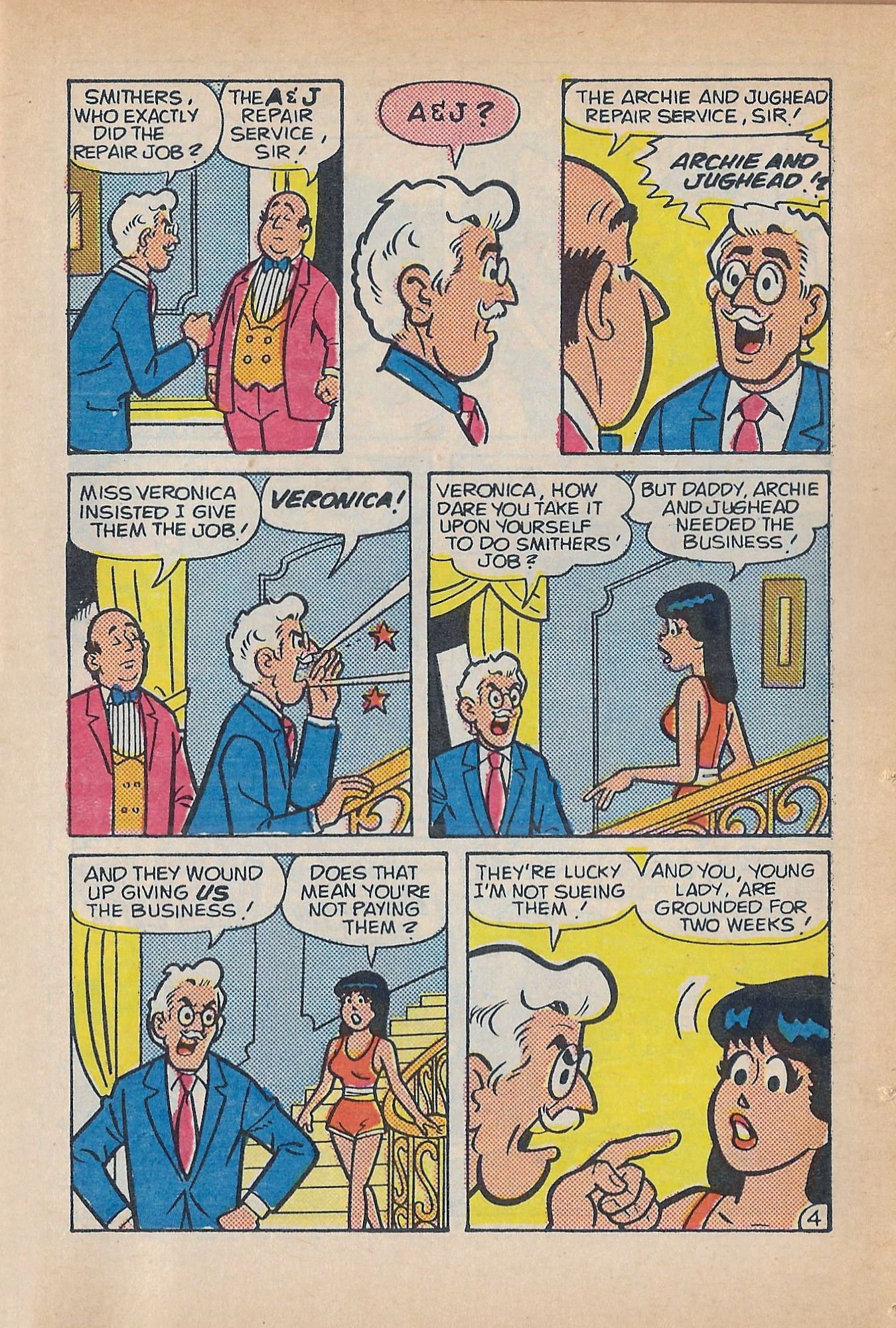 Read online Jughead Jones Comics Digest comic -  Issue #58 - 119