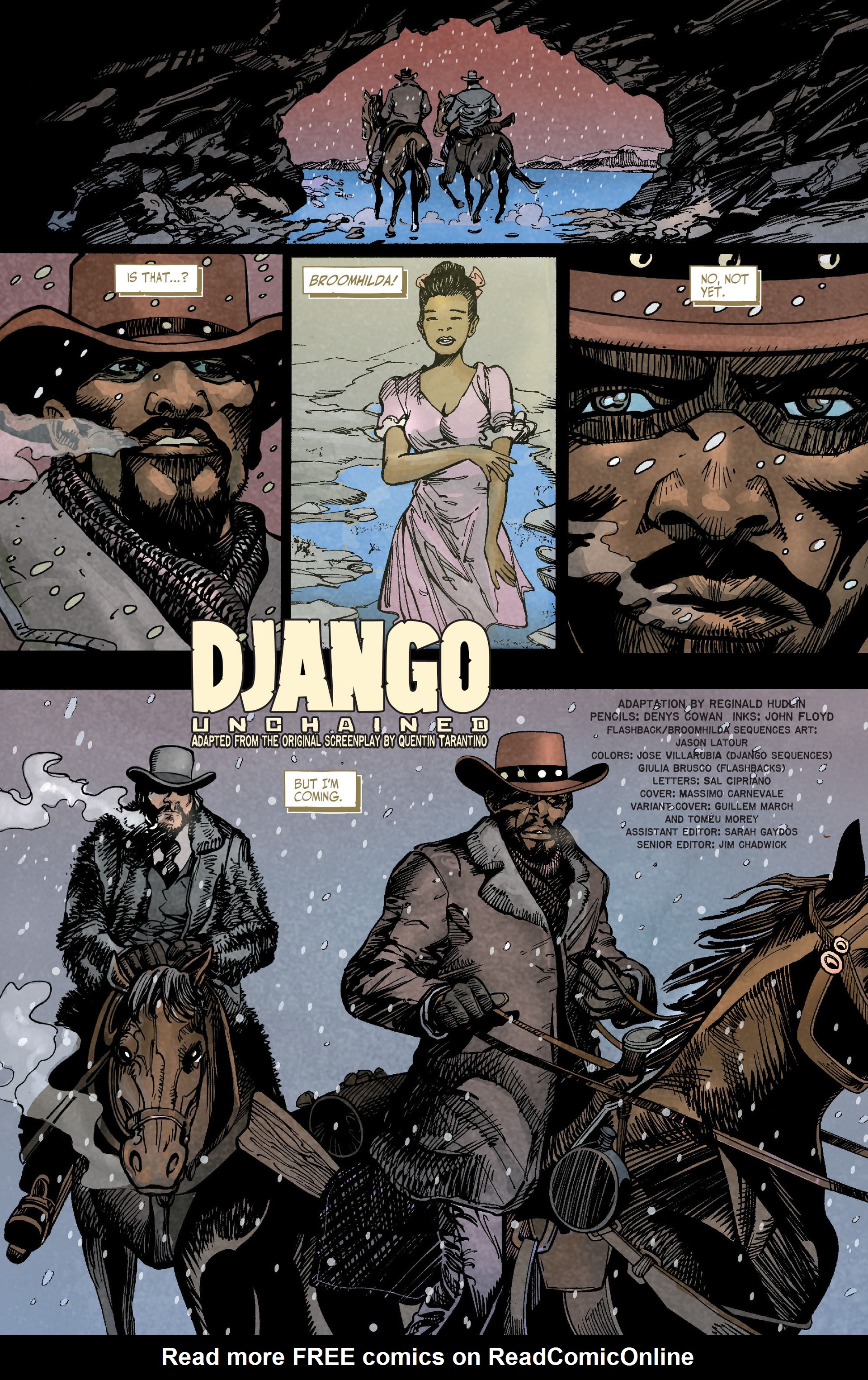 Read online Django Unchained comic -  Issue #3 - 3