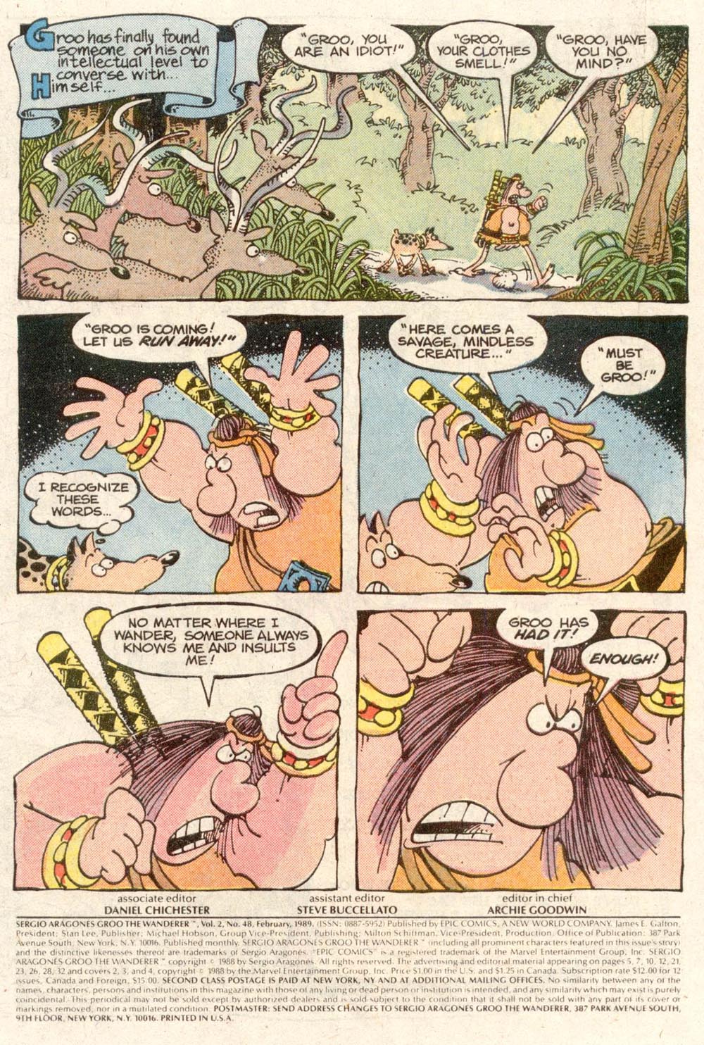 Read online Sergio Aragonés Groo the Wanderer comic -  Issue #48 - 2