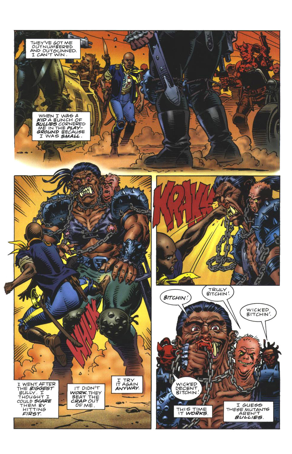 Read online Martha Washington Goes To War comic -  Issue # TPB - 79