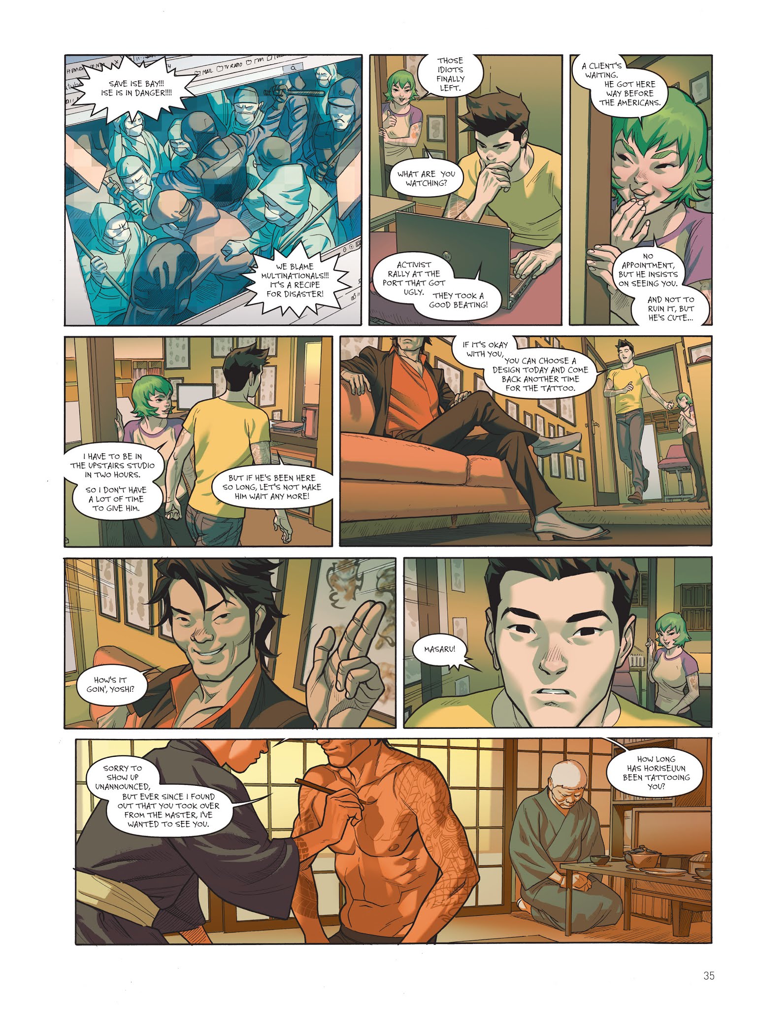 Read online Tebori comic -  Issue #1 - 36