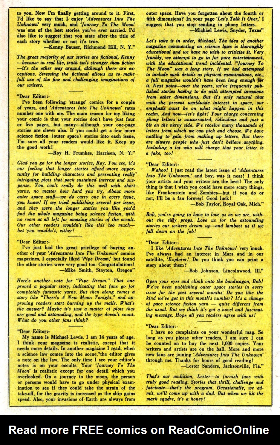 Read online Adventures Into The Unknown comic -  Issue #99 - 14