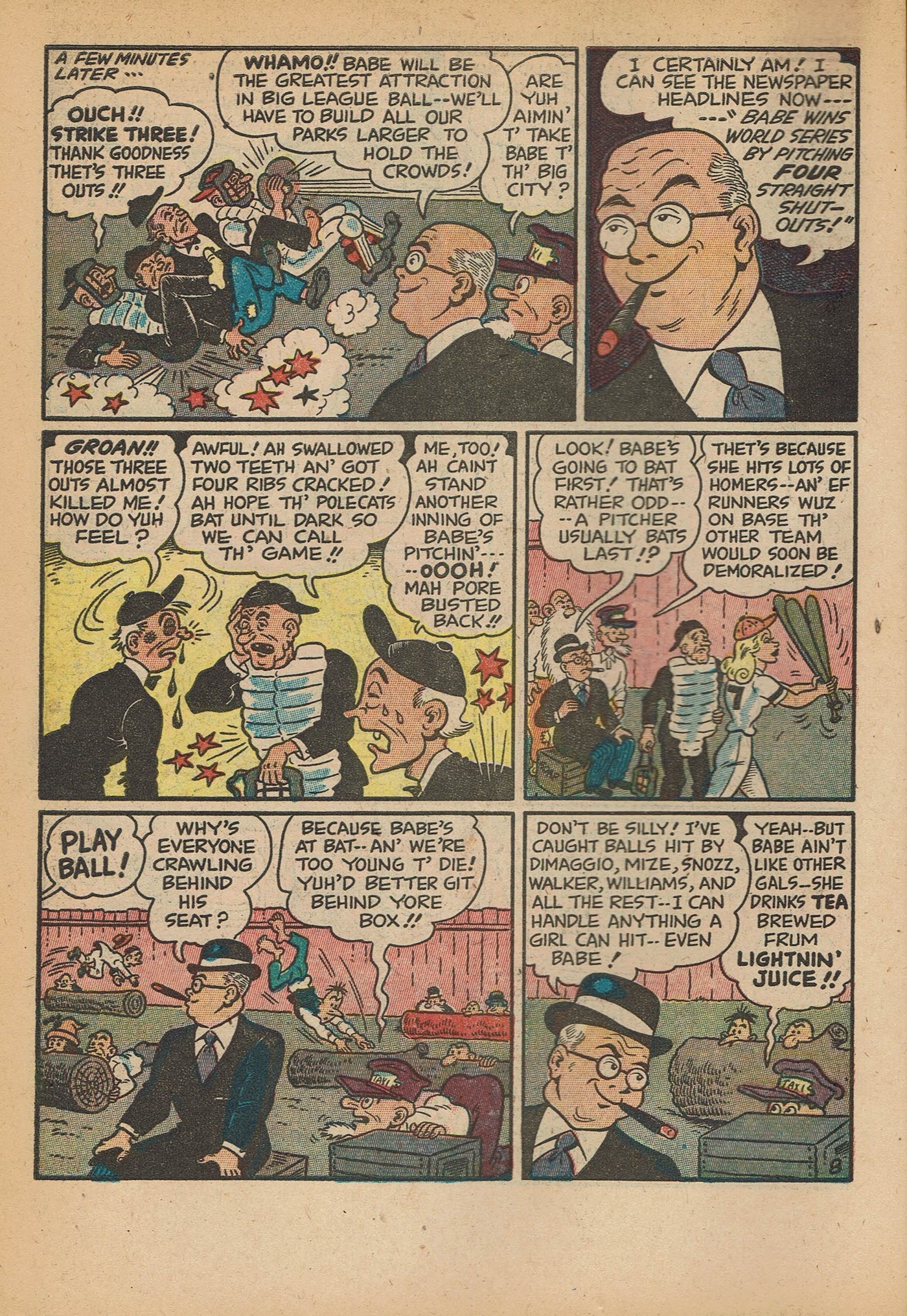Read online Babe (1948) comic -  Issue #1 - 10