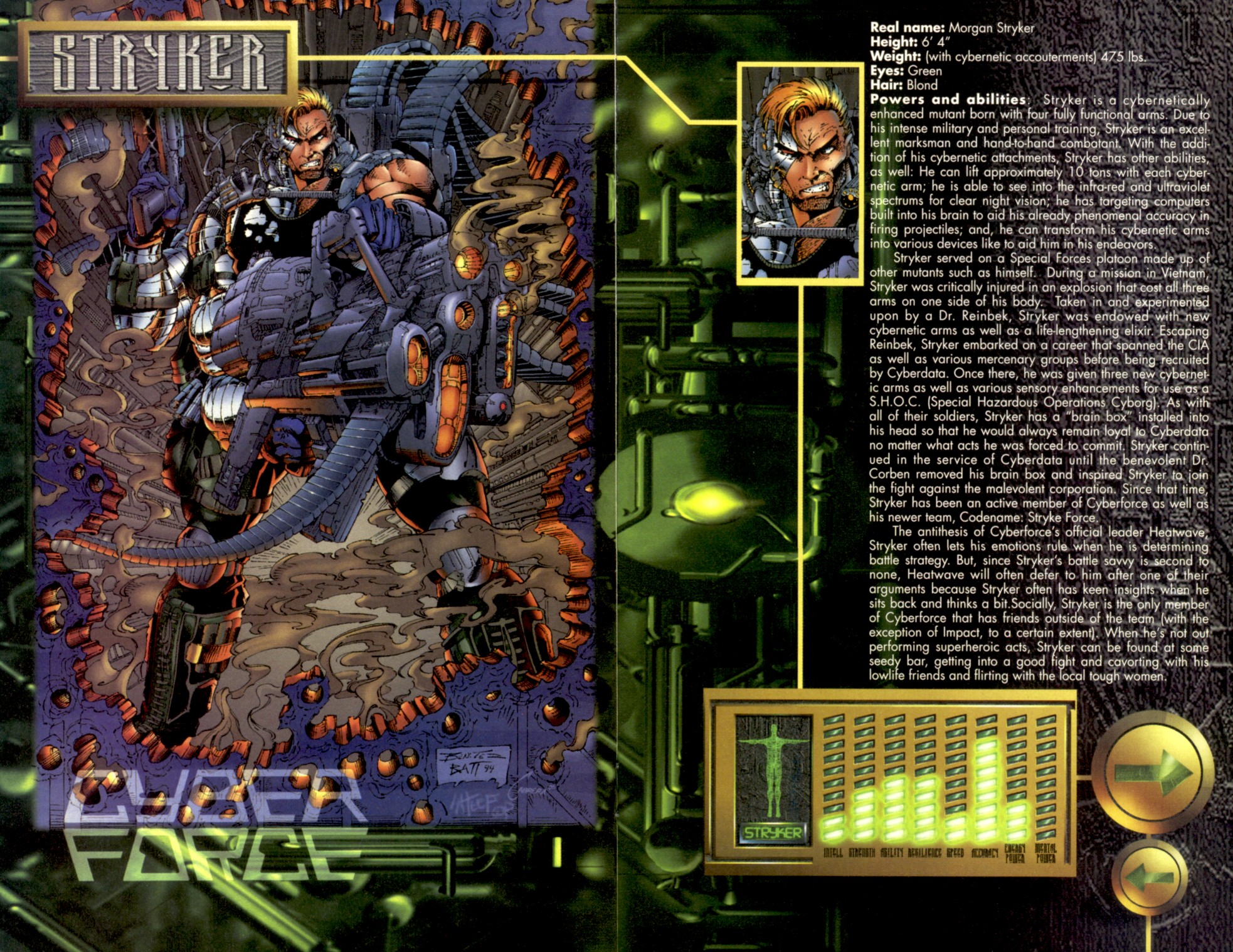 Read online Cyberforce Universe Sourcebook comic -  Issue #2 - 13