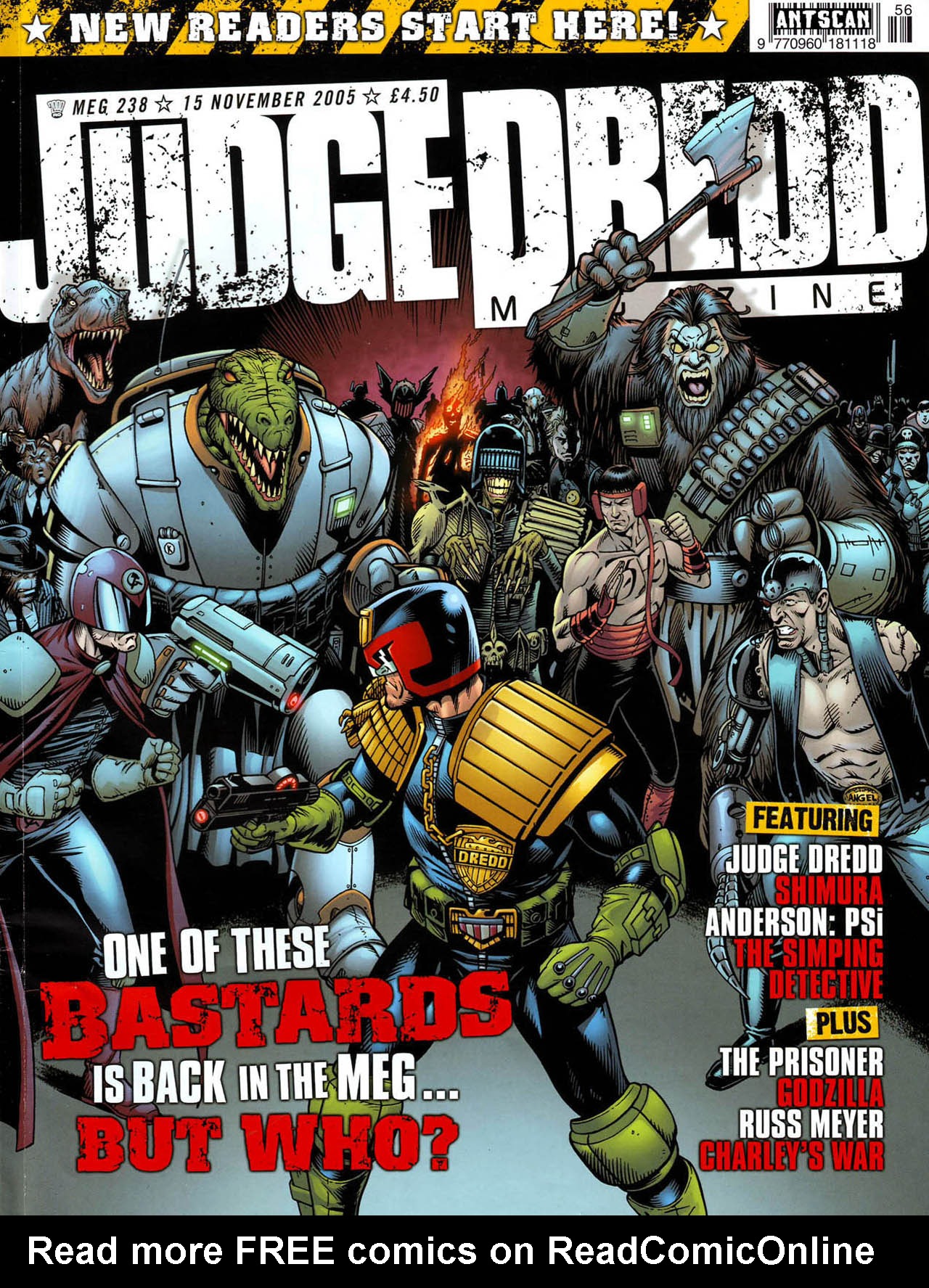 Read online Judge Dredd Megazine (Vol. 5) comic -  Issue #238 - 1