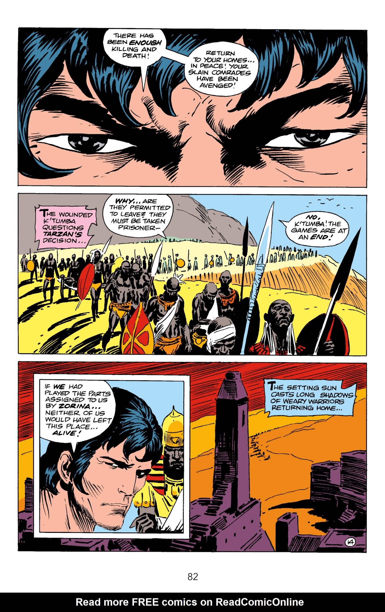 Read online Edgar Rice Burroughs' Tarzan The Joe Kubert Years comic -  Issue # TPB 3 (Part 1) - 83