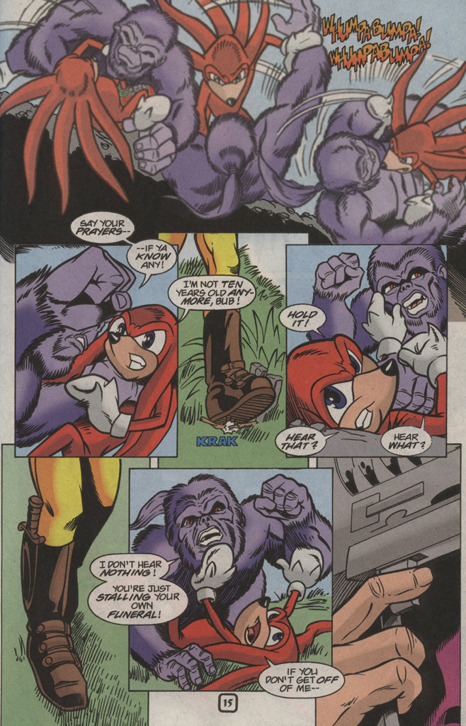 Read online Knuckles the Echidna comic -  Issue #30 - 21