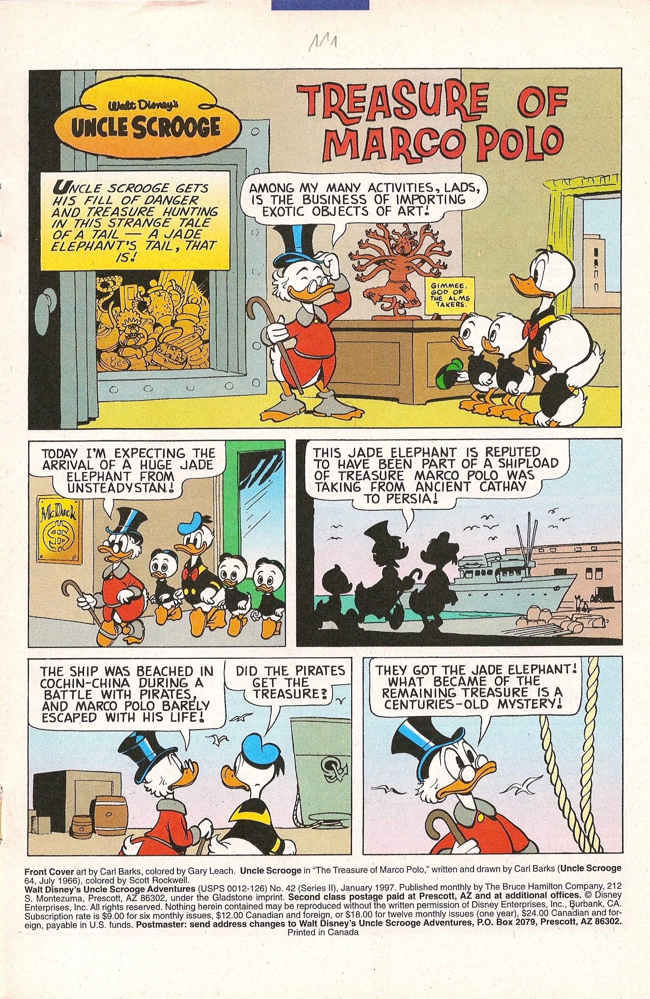 Read online Walt Disney's Uncle Scrooge Adventures comic -  Issue #42 - 3