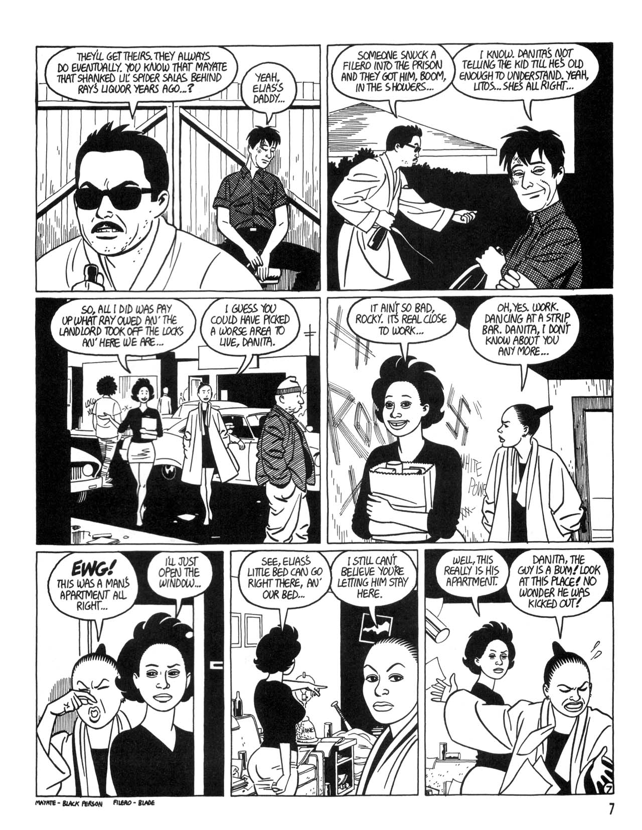 Read online Love and Rockets (1982) comic -  Issue #35 - 9