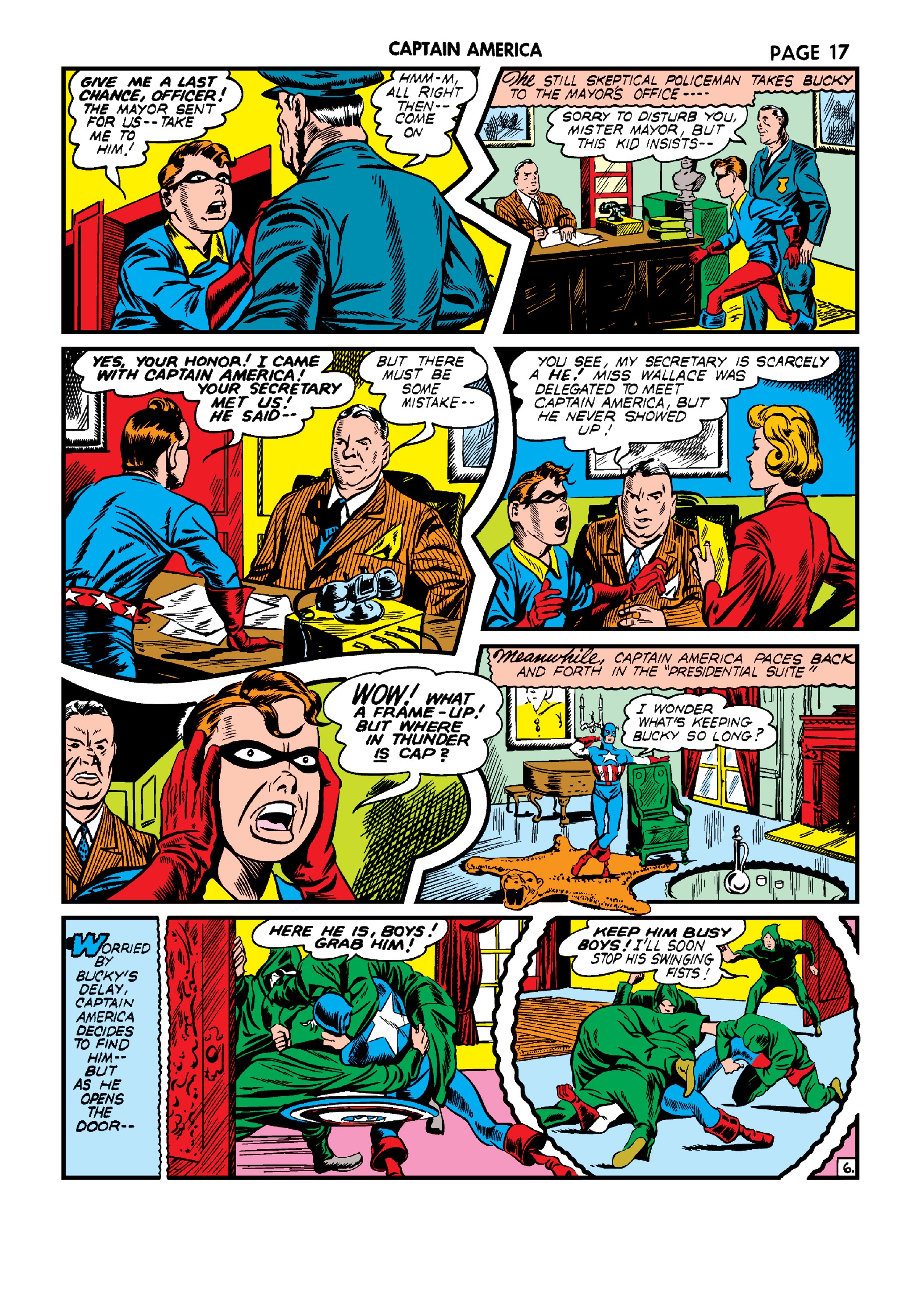 Read online Marvel Masterworks: Golden Age Captain America comic -  Issue # TPB 3 (Part 1) - 93