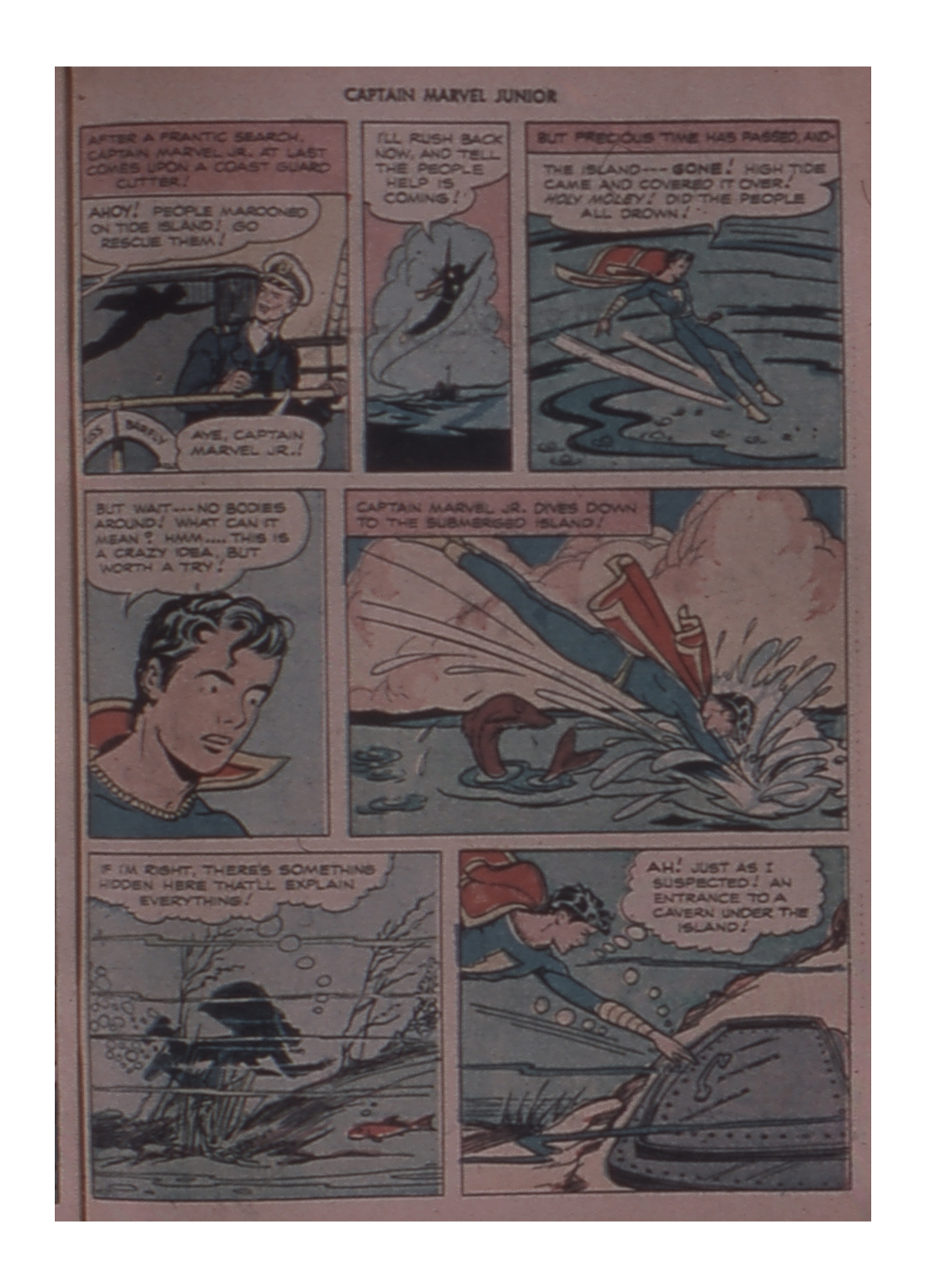 Read online Captain Marvel, Jr. comic -  Issue #57 - 45