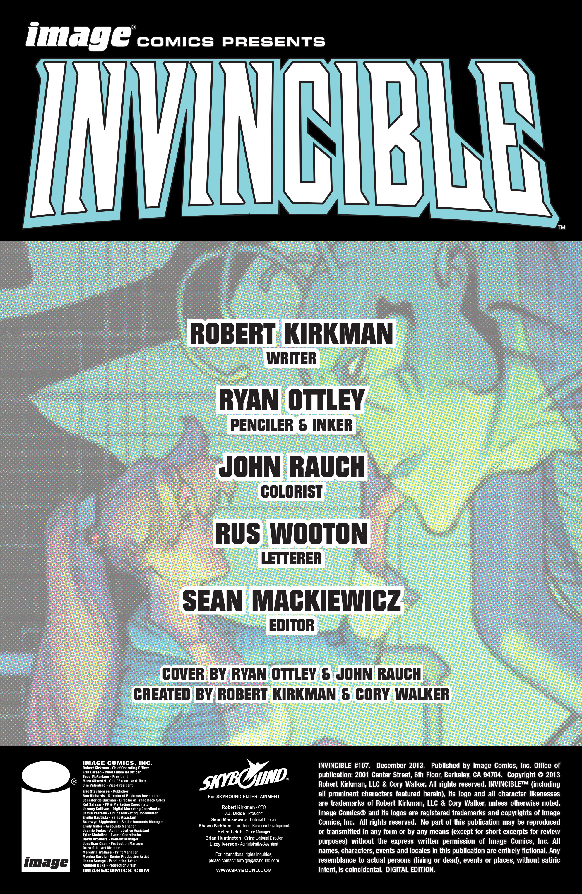 Read online Invincible comic -  Issue #107 - 2