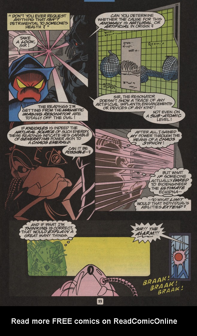 Read online Knuckles the Echidna comic -  Issue #24 - 17