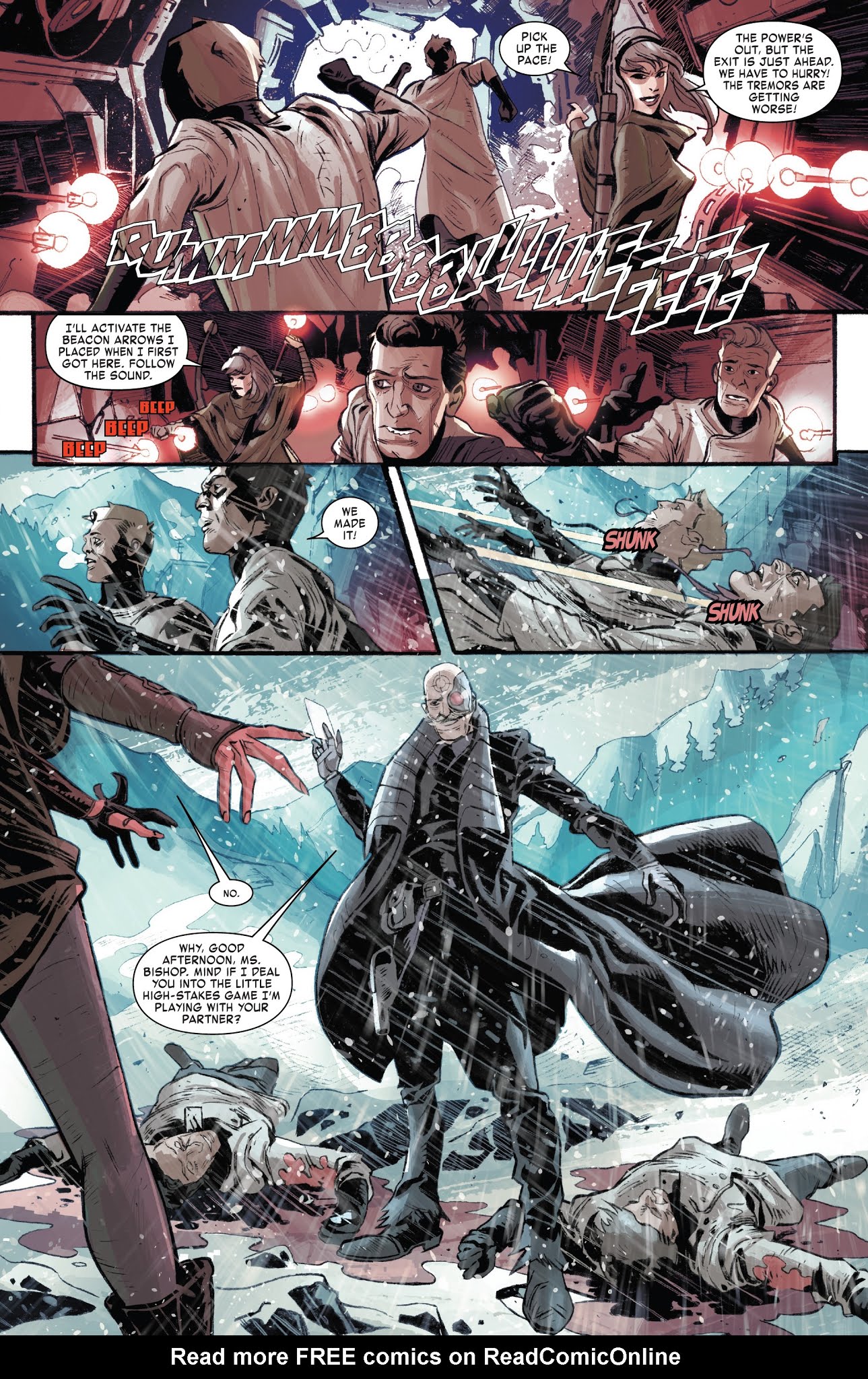 Read online Old Man Hawkeye comic -  Issue #12 - 13