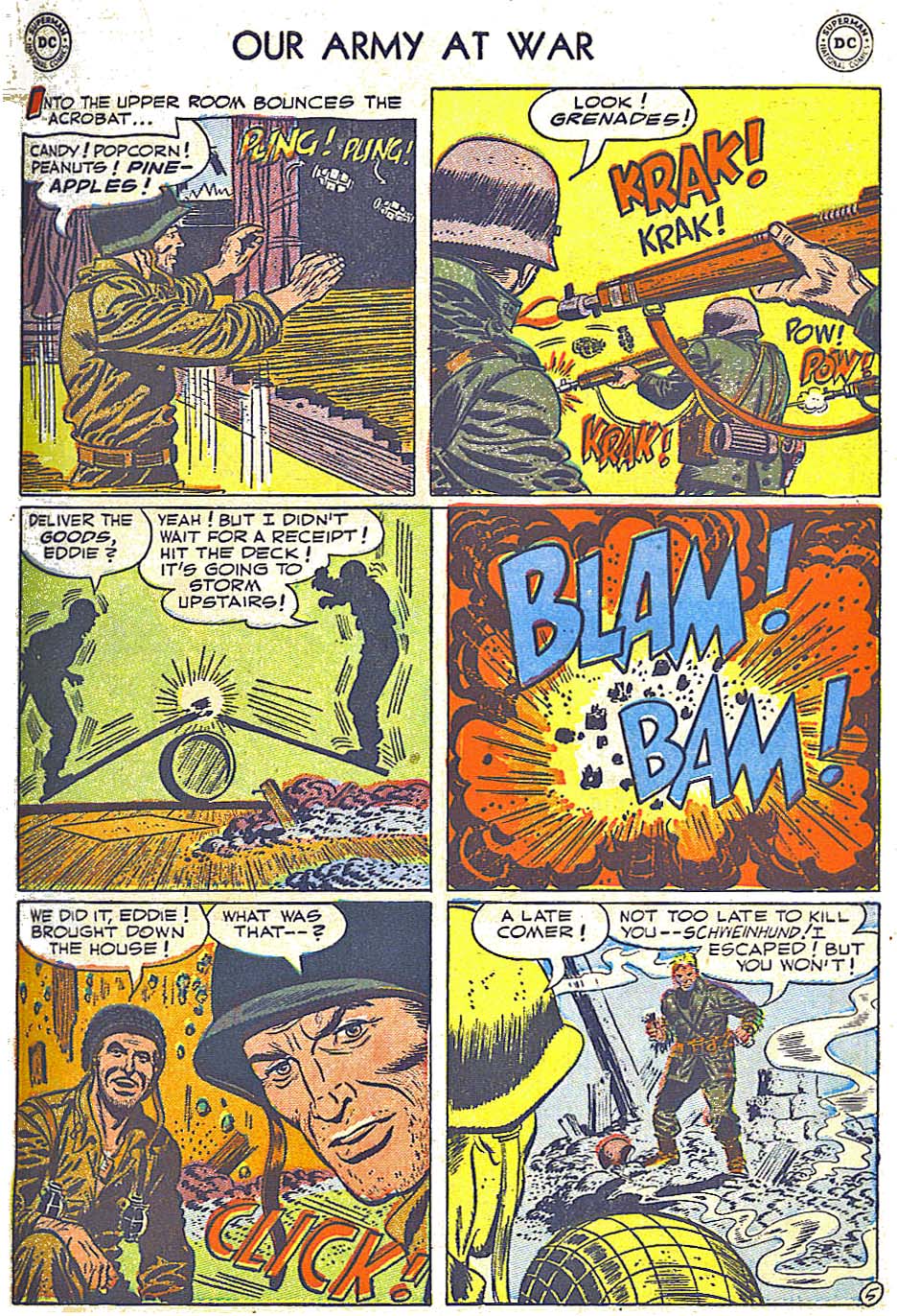 Read online Our Army at War (1952) comic -  Issue #1 - 7