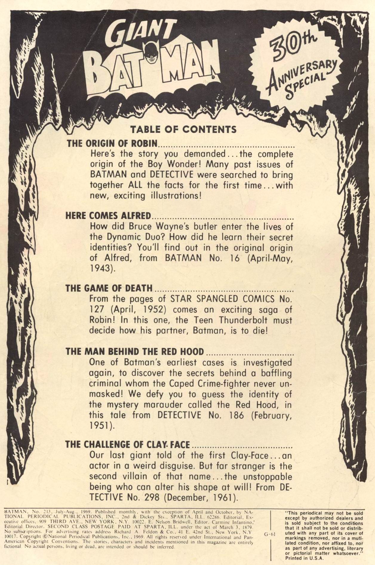 Read online Batman (1940) comic -  Issue #213 - 2