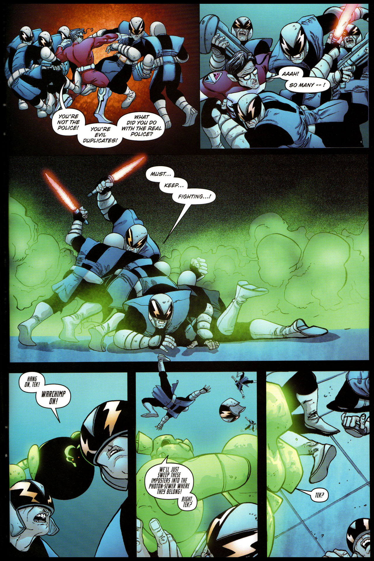 Read online Stephen Colbert's Tek Jansen comic -  Issue #4 - 7