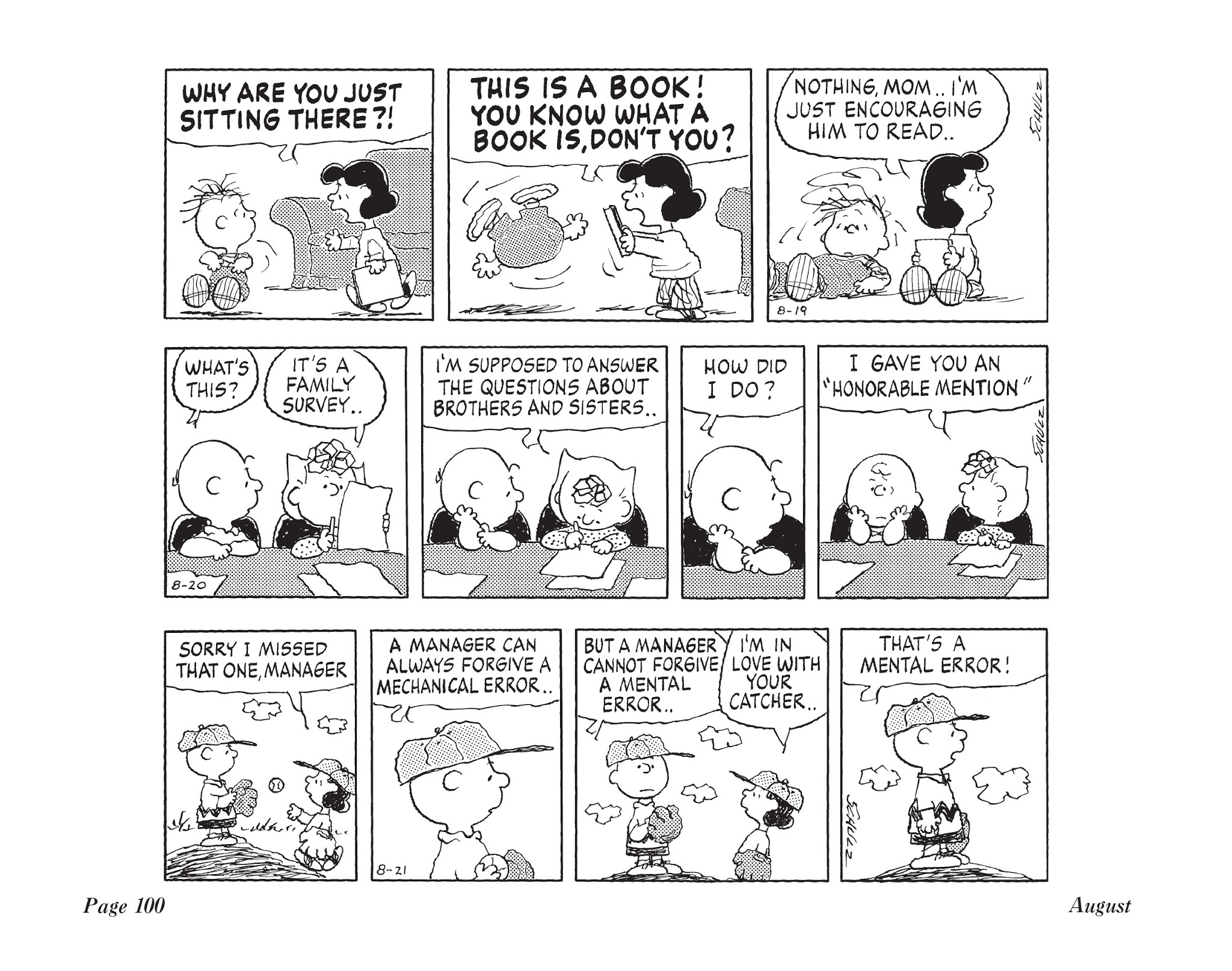 Read online The Complete Peanuts comic -  Issue # TPB 25 - 110