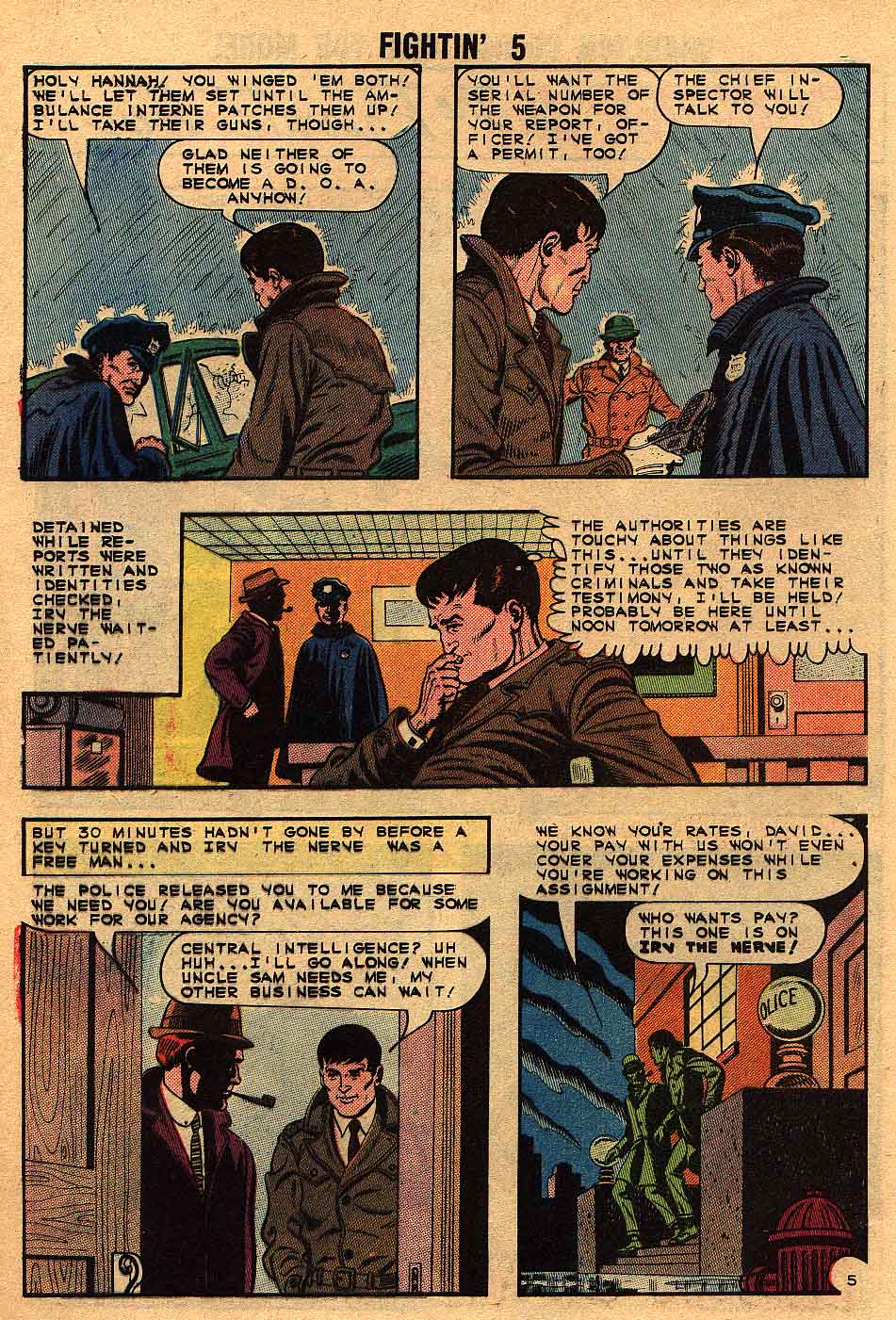 Read online The Fightin' 5 comic -  Issue #28 - 8