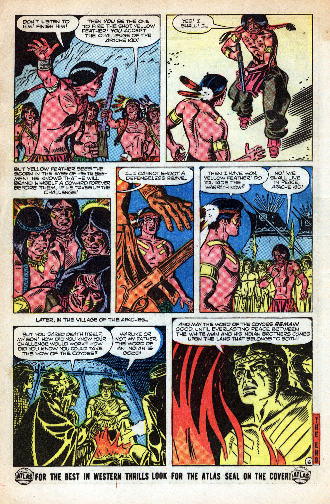Read online Apache Kid comic -  Issue #15 - 16
