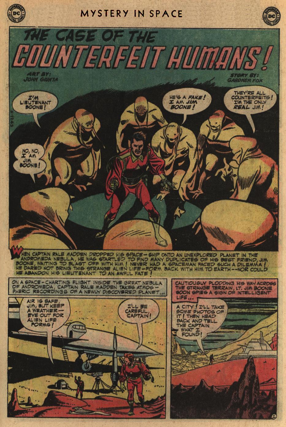 Read online Mystery in Space (1951) comic -  Issue #7 - 19