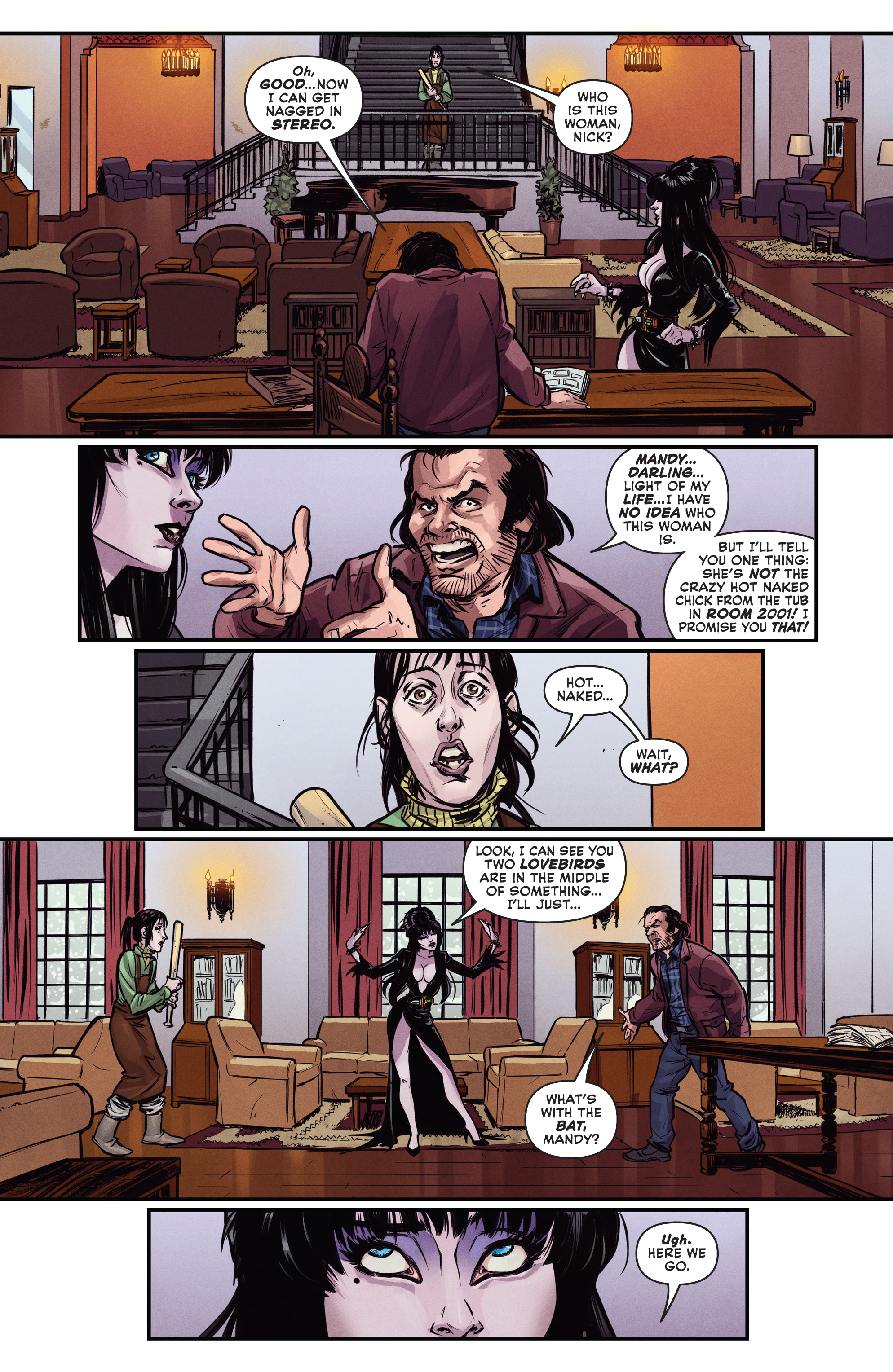 Read online Elvira in Horrorland comic -  Issue #2 - 13