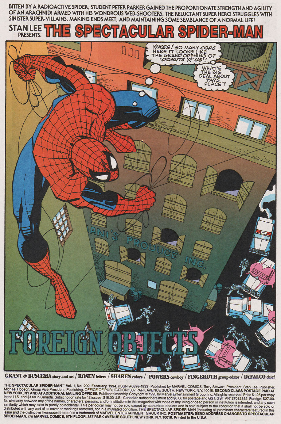 Read online The Spectacular Spider-Man (1976) comic -  Issue #209 - 2