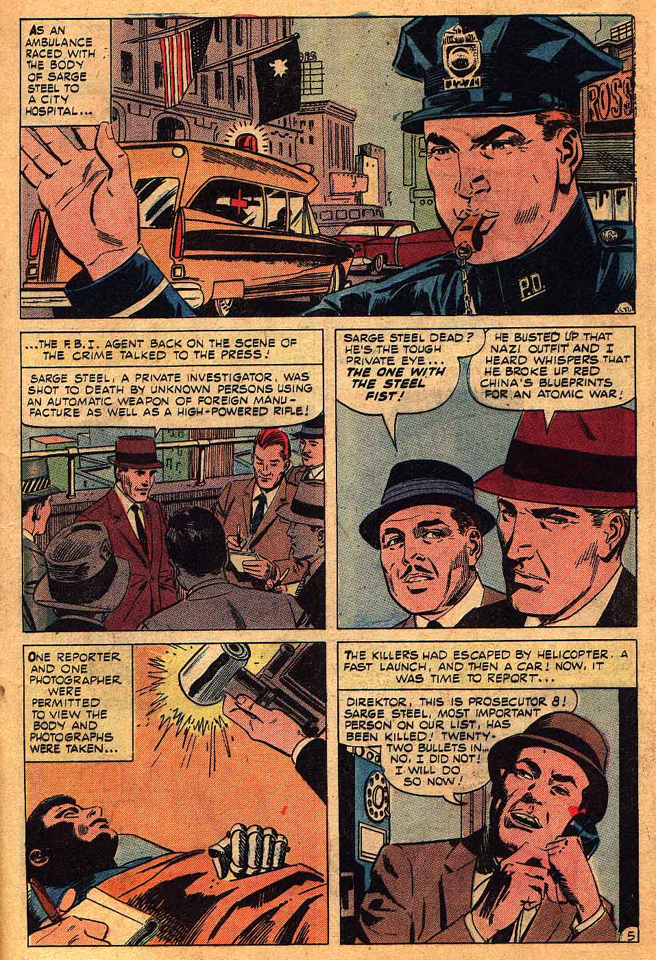 Read online Sarge Steel comic -  Issue #7 - 9
