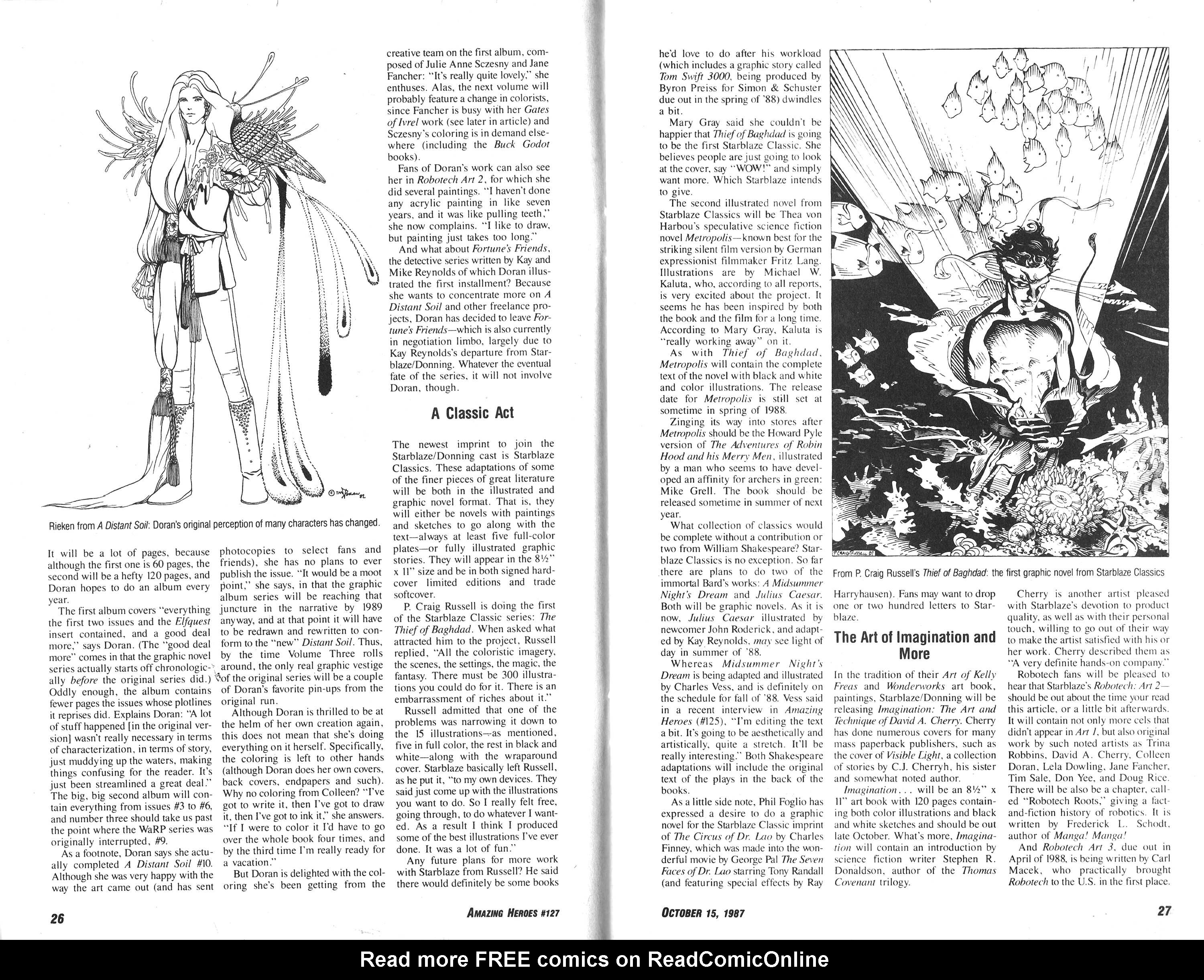 Read online Amazing Heroes comic -  Issue #127 - 14