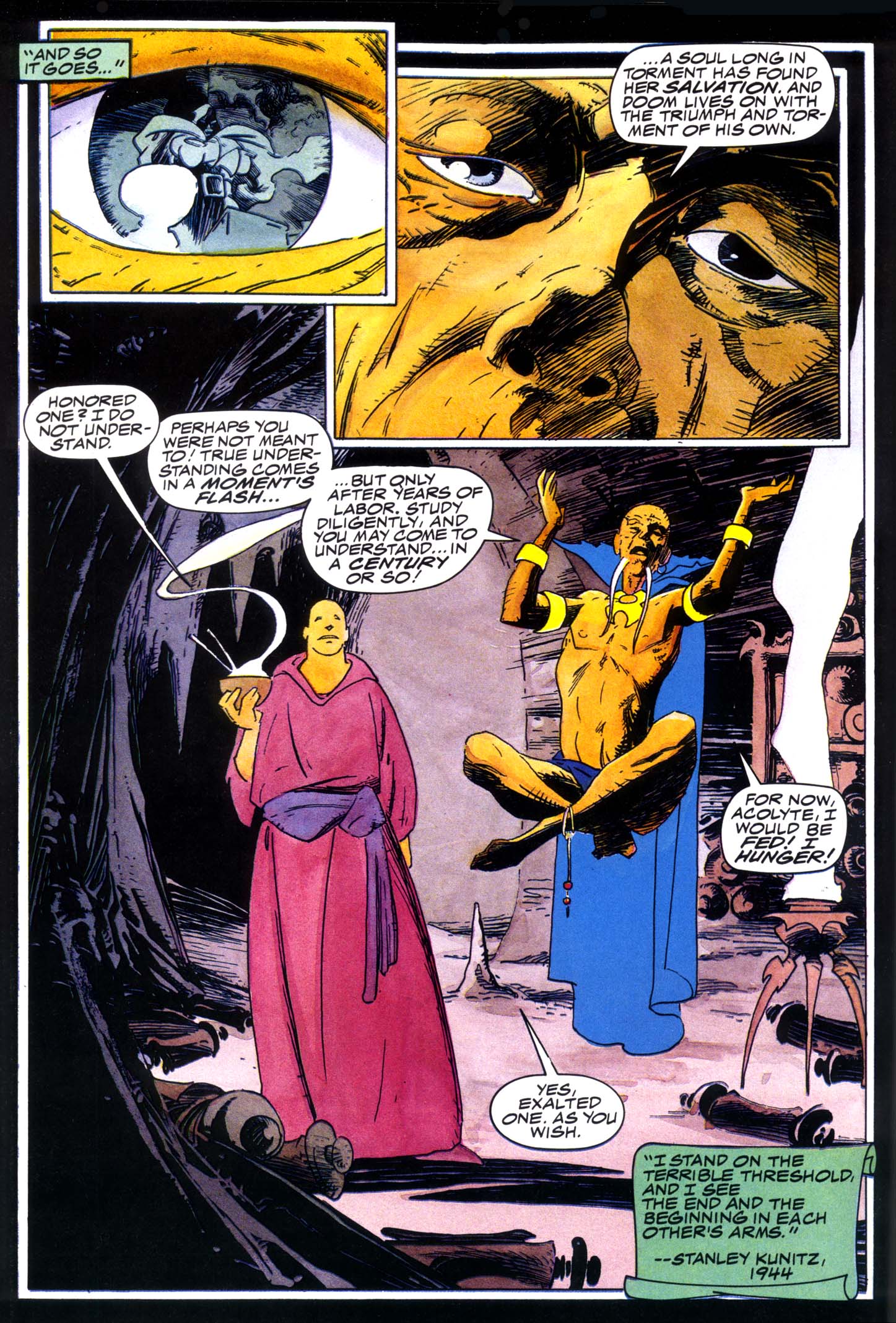 Read online Marvel Graphic Novel comic -  Issue #49 - Doctor Strange & Doctor Doom - Triumph & Torment - 81
