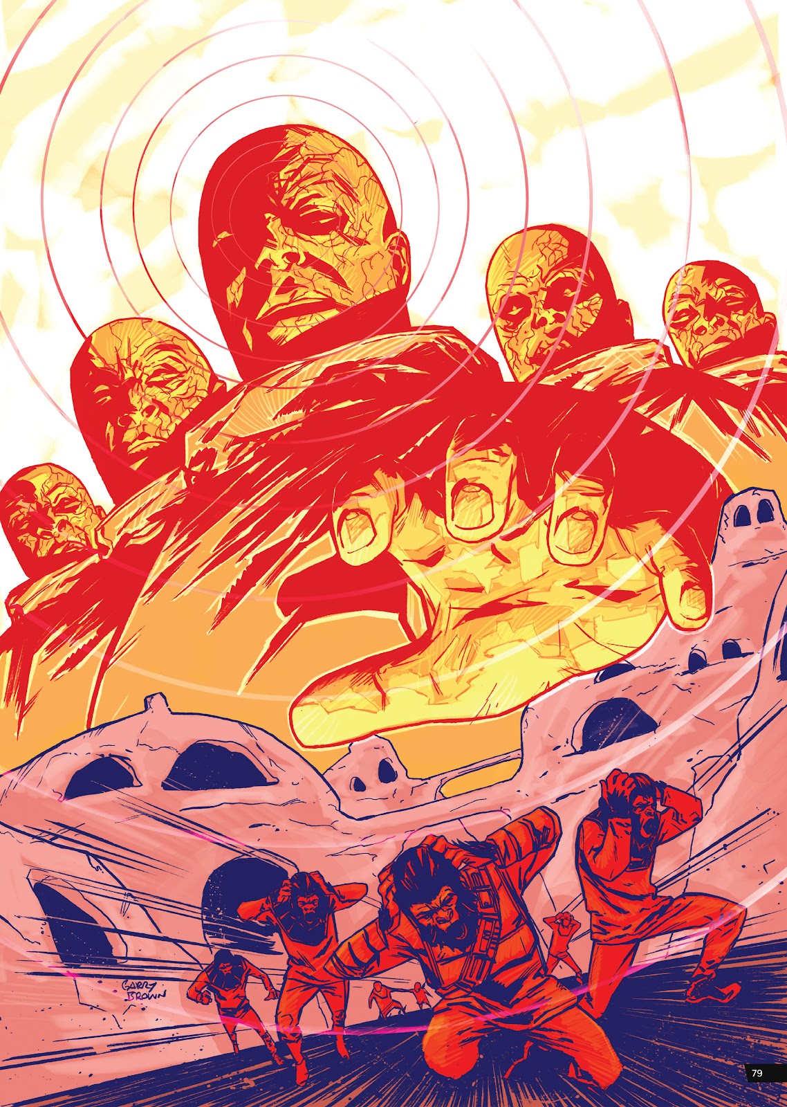 Read online Planet of the Apes Artist Tribute comic -  Issue # TPB - 79