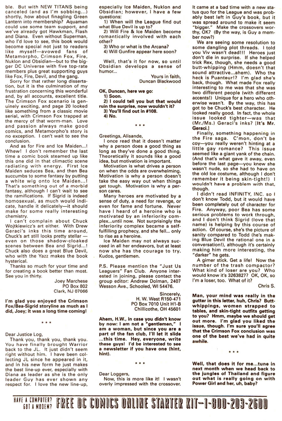 Read online Justice League America comic -  Issue #106 - 25