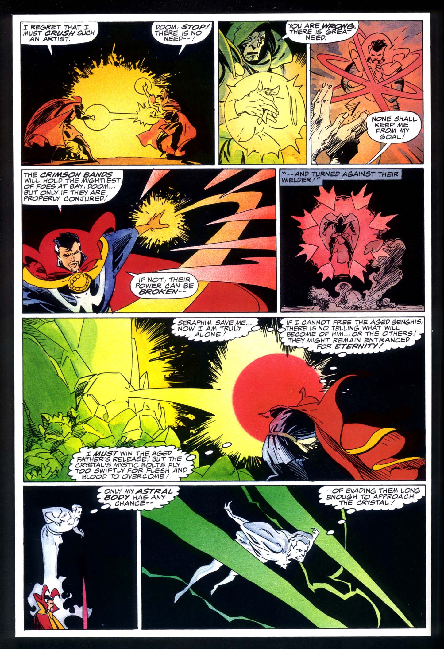 Read online Marvel Graphic Novel comic -  Issue #49 - Doctor Strange & Doctor Doom - Triumph & Torment - 25