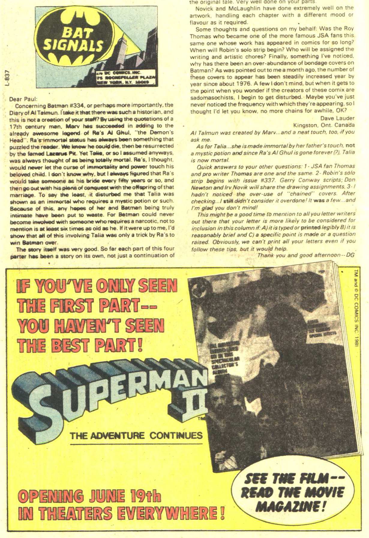 Read online Batman (1940) comic -  Issue #339 - 34