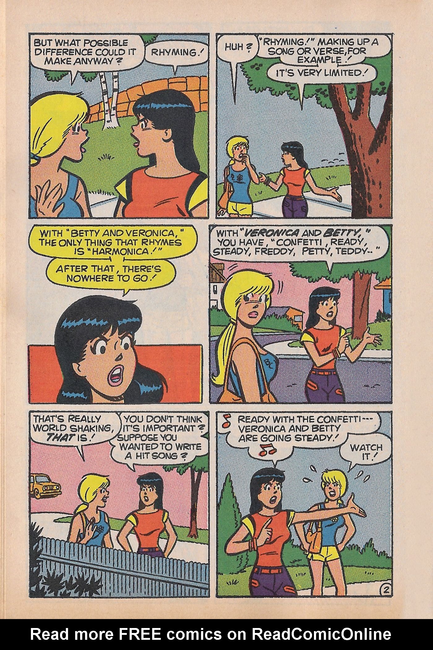 Read online Betty and Veronica Digest Magazine comic -  Issue #51 - 101