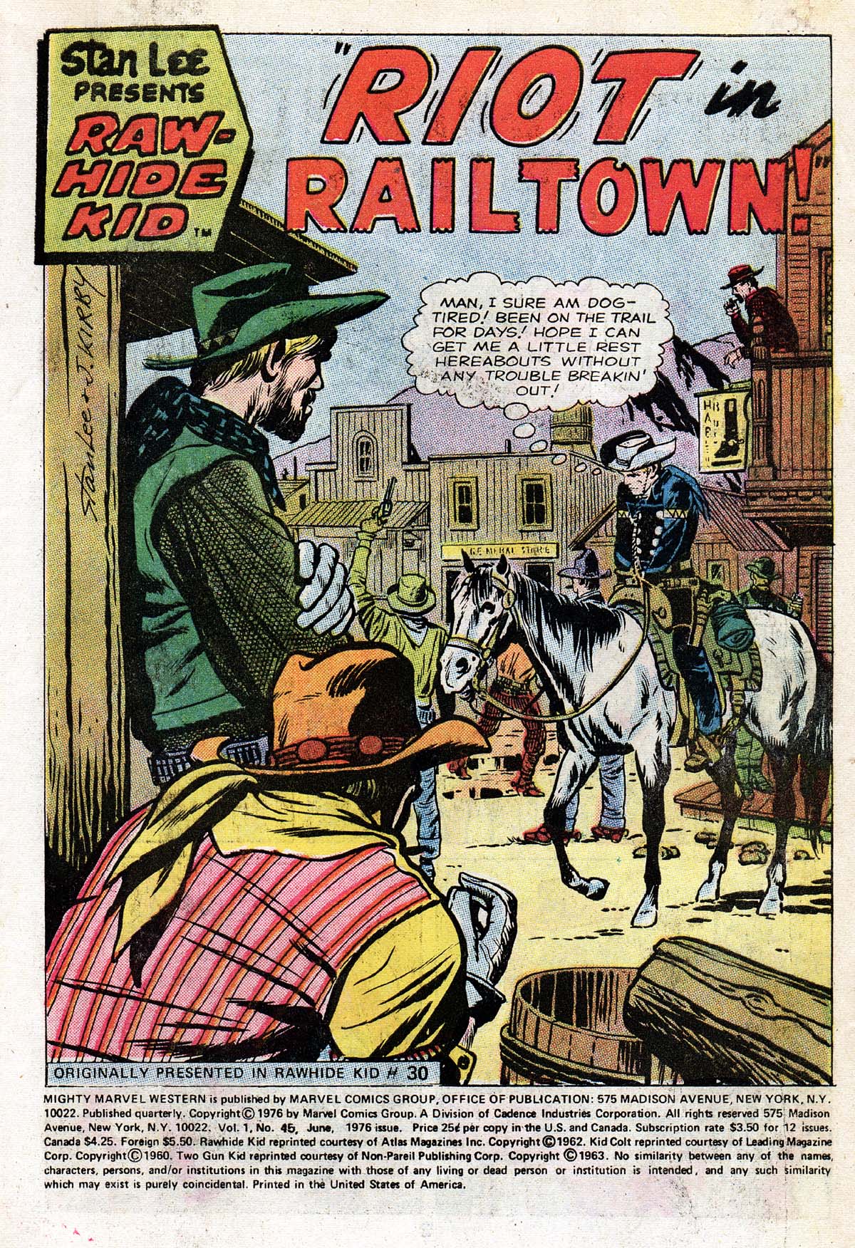 Read online The Mighty Marvel Western comic -  Issue #45 - 2