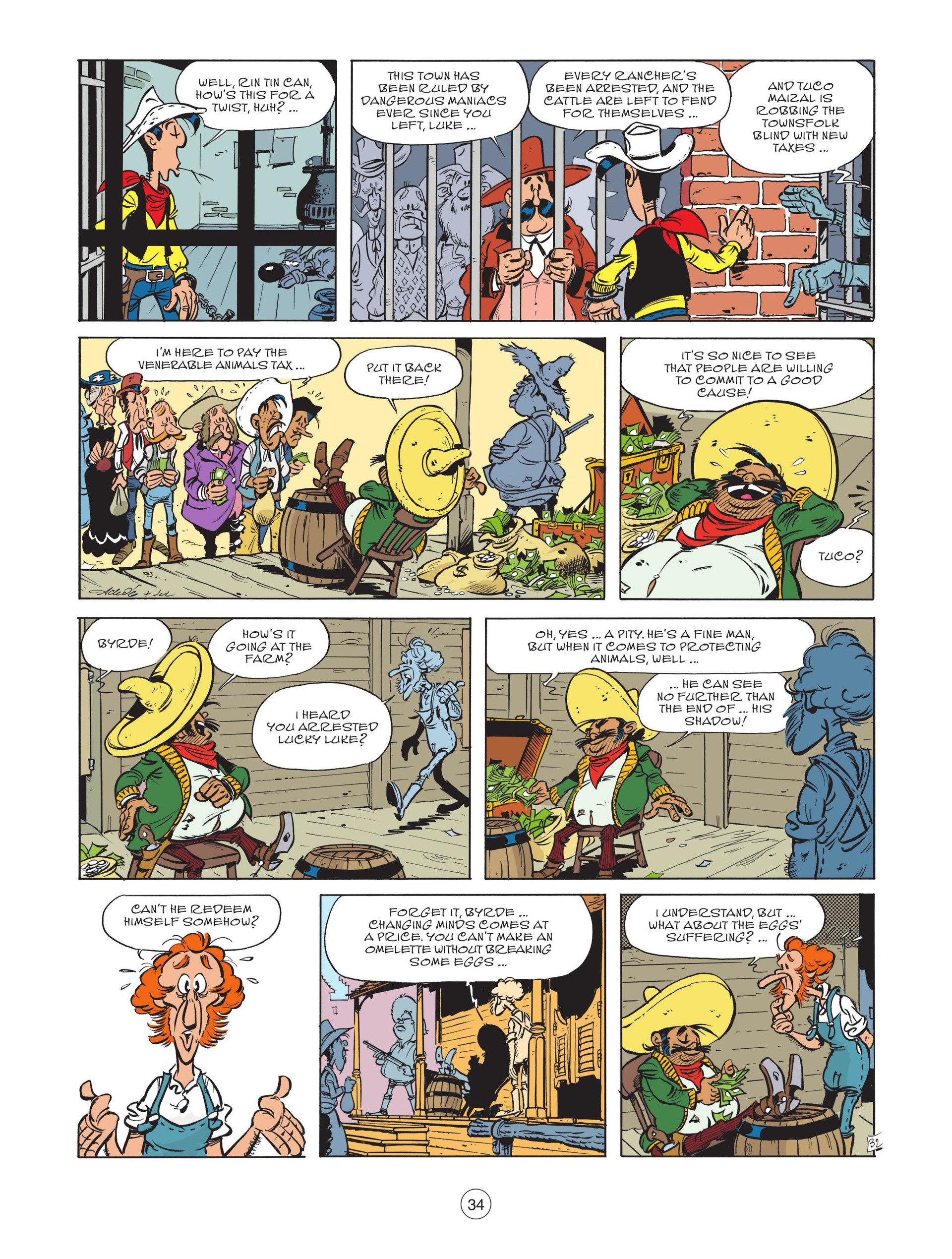 Read online A Lucky Luke Adventure comic -  Issue #82 - 36