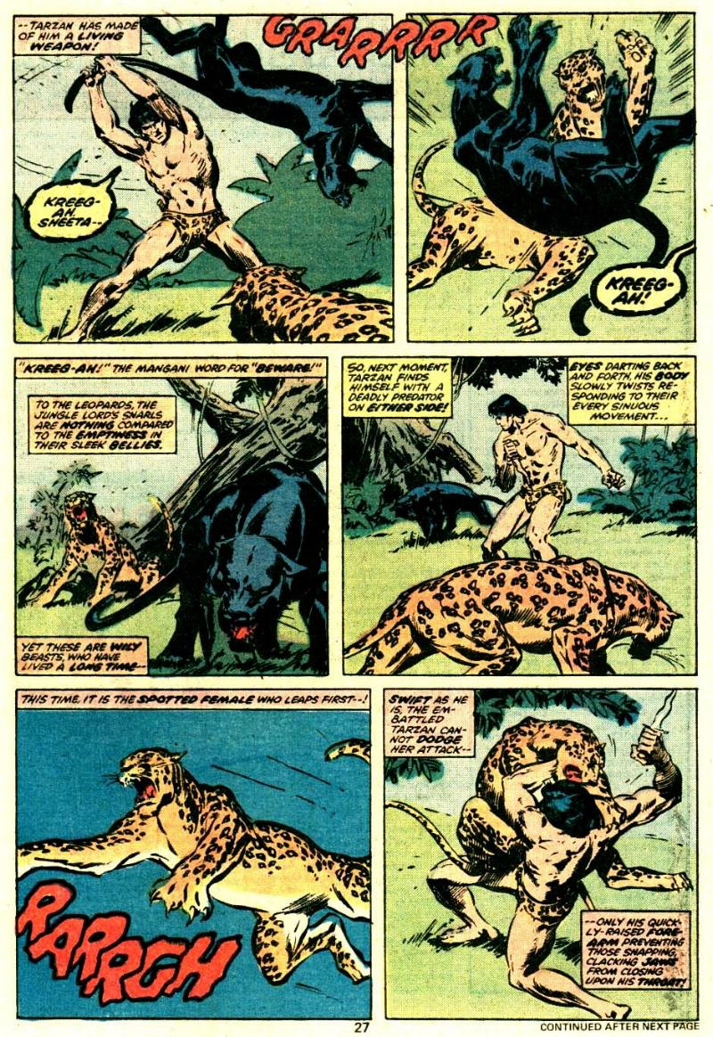 Read online Tarzan (1977) comic -  Issue #4 - 15
