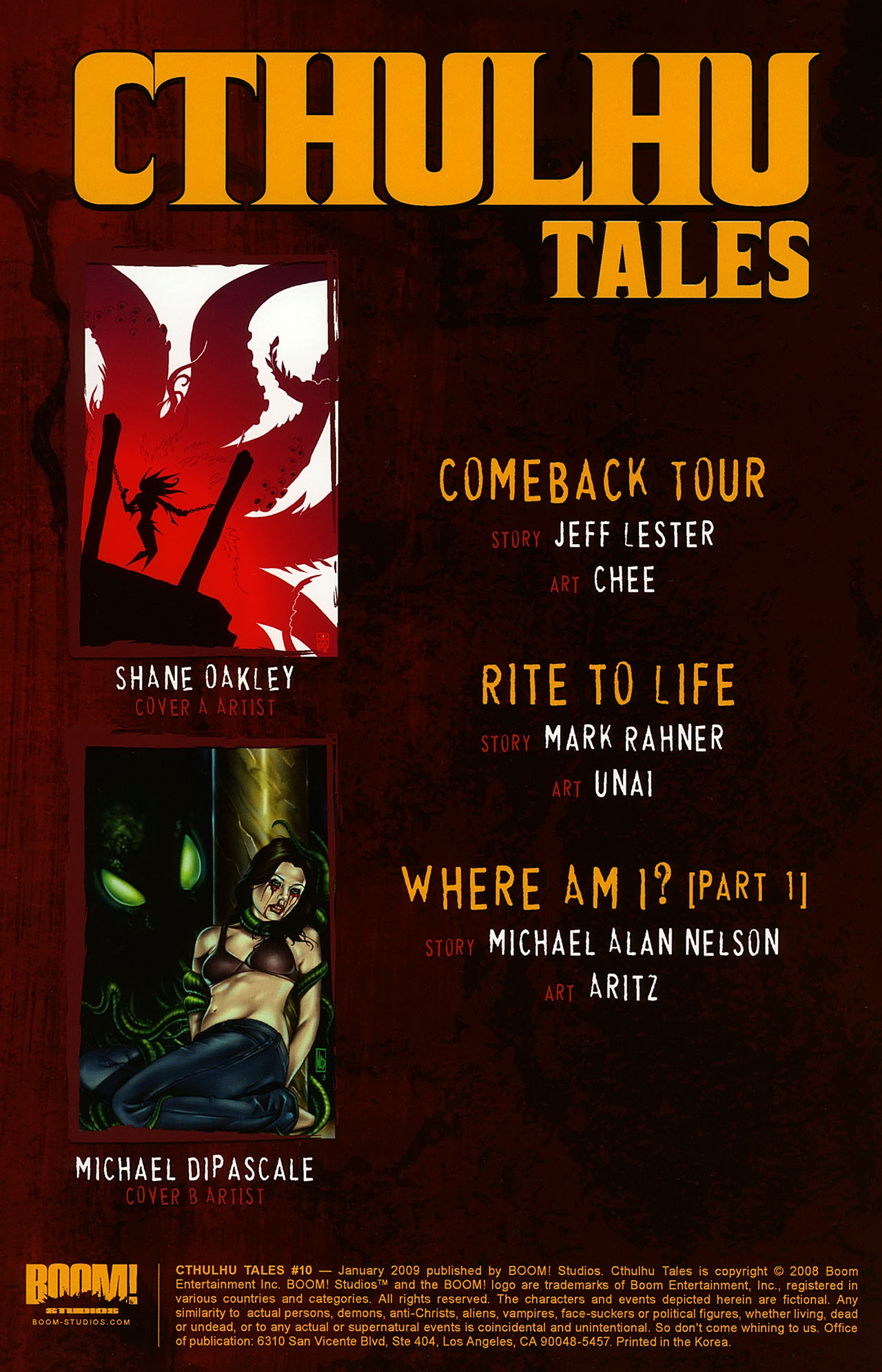 Read online Cthulhu Tales comic -  Issue #10 - 2