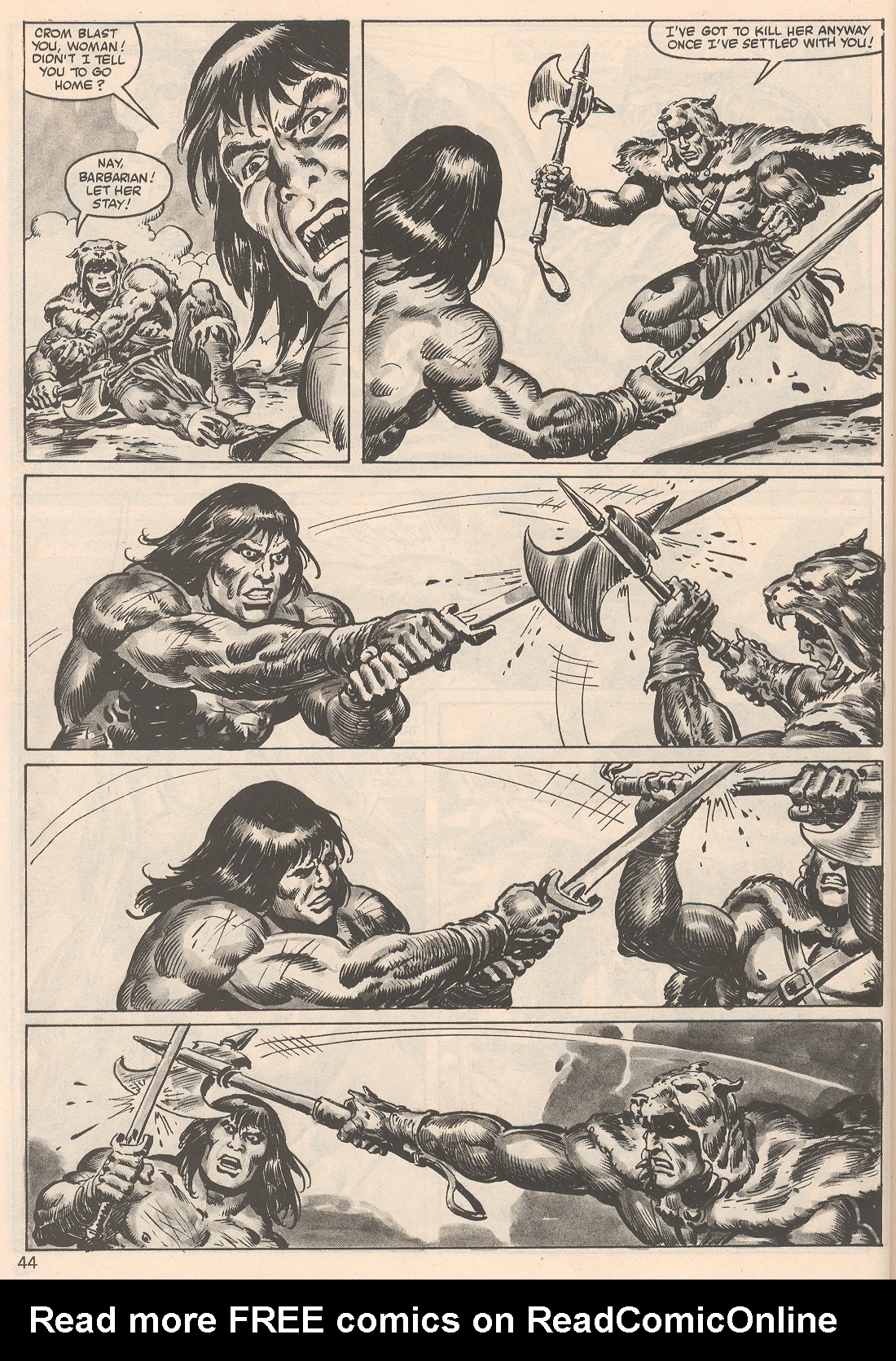 Read online The Savage Sword Of Conan comic -  Issue #104 - 44