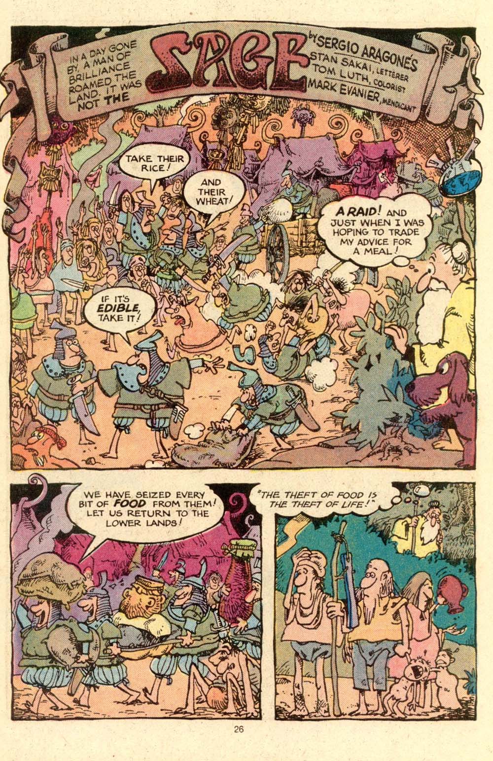 Read online Groo the Wanderer comic -  Issue #4 - 25