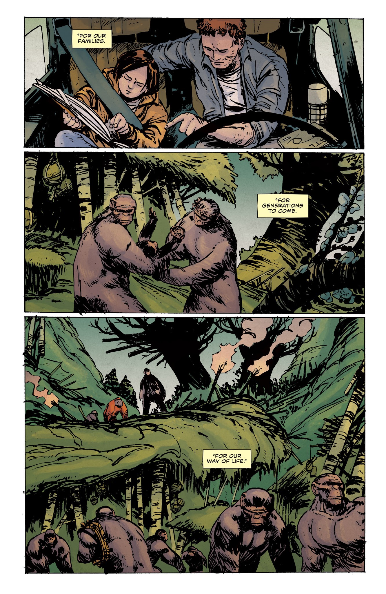 Read online Dawn of the Planet of the Apes comic -  Issue # TPB - 26