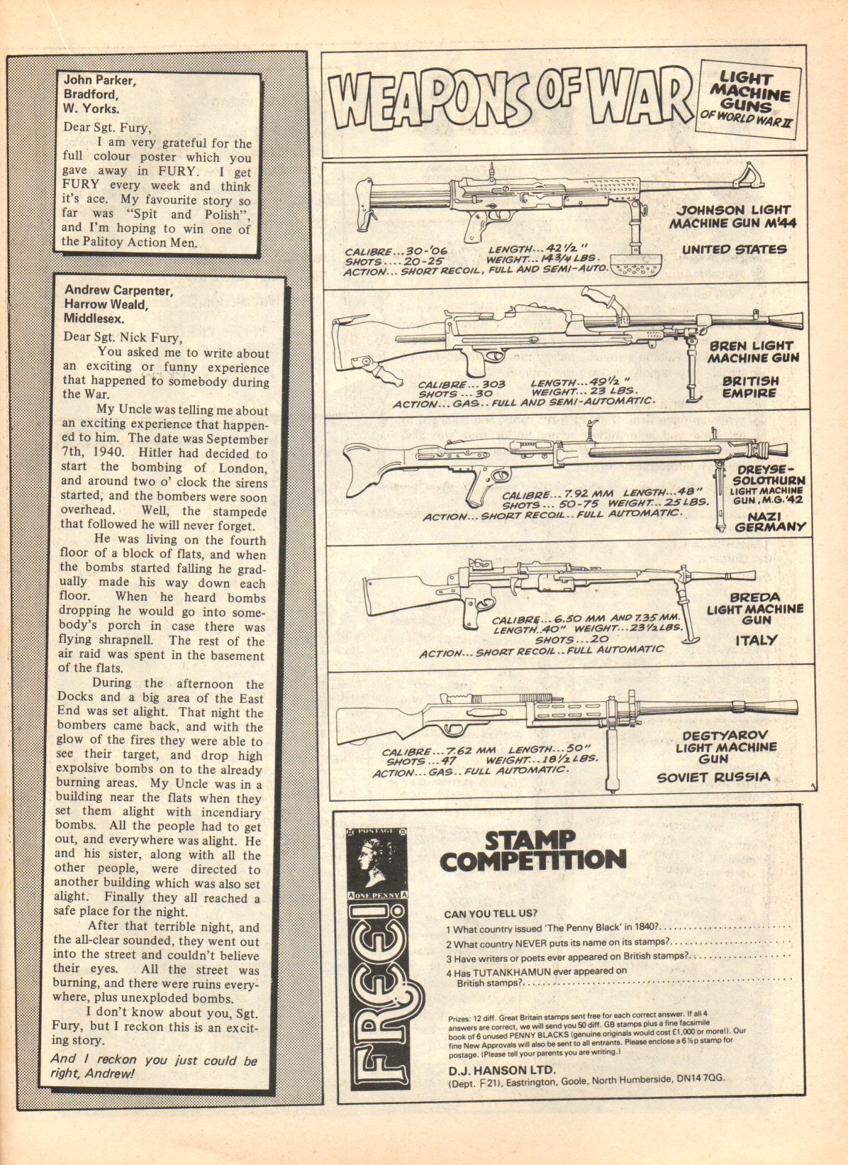 Read online Fury (1977) comic -  Issue #11 - 19